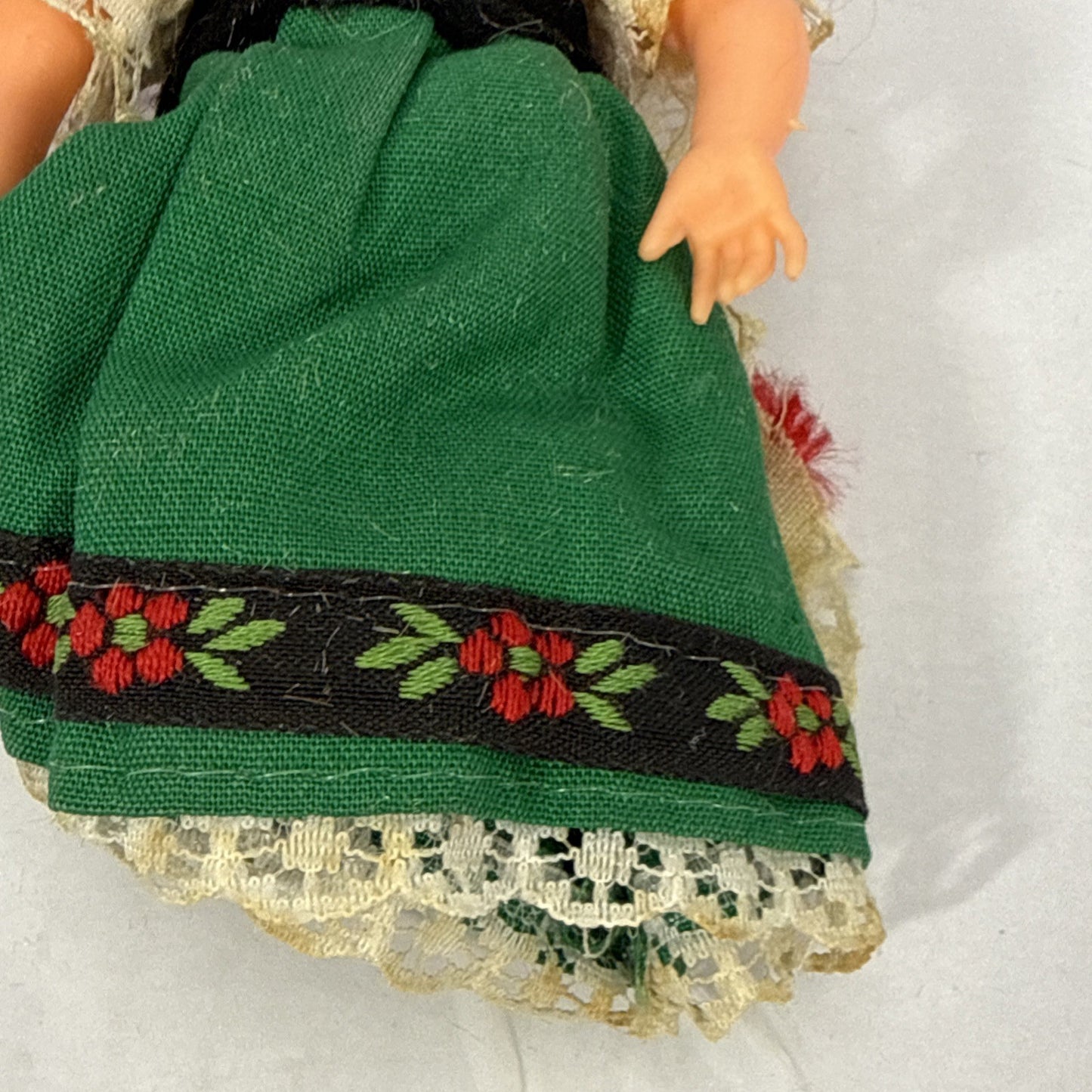 Vintage German Doll Damaged Missing Legs & Arm Needs Repair 6"
