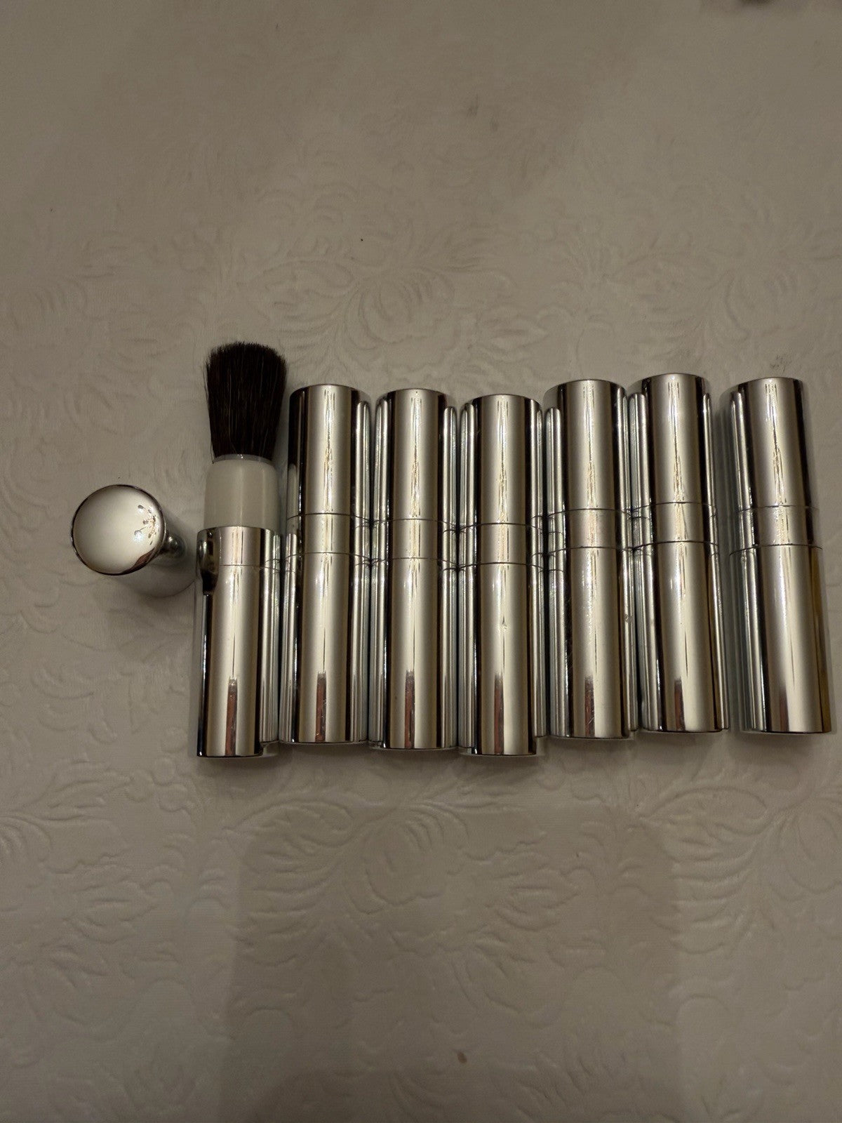Clinique Moisture Surge Makeup Brush Set Cosmetic Bag Skincare Beauty Bundle