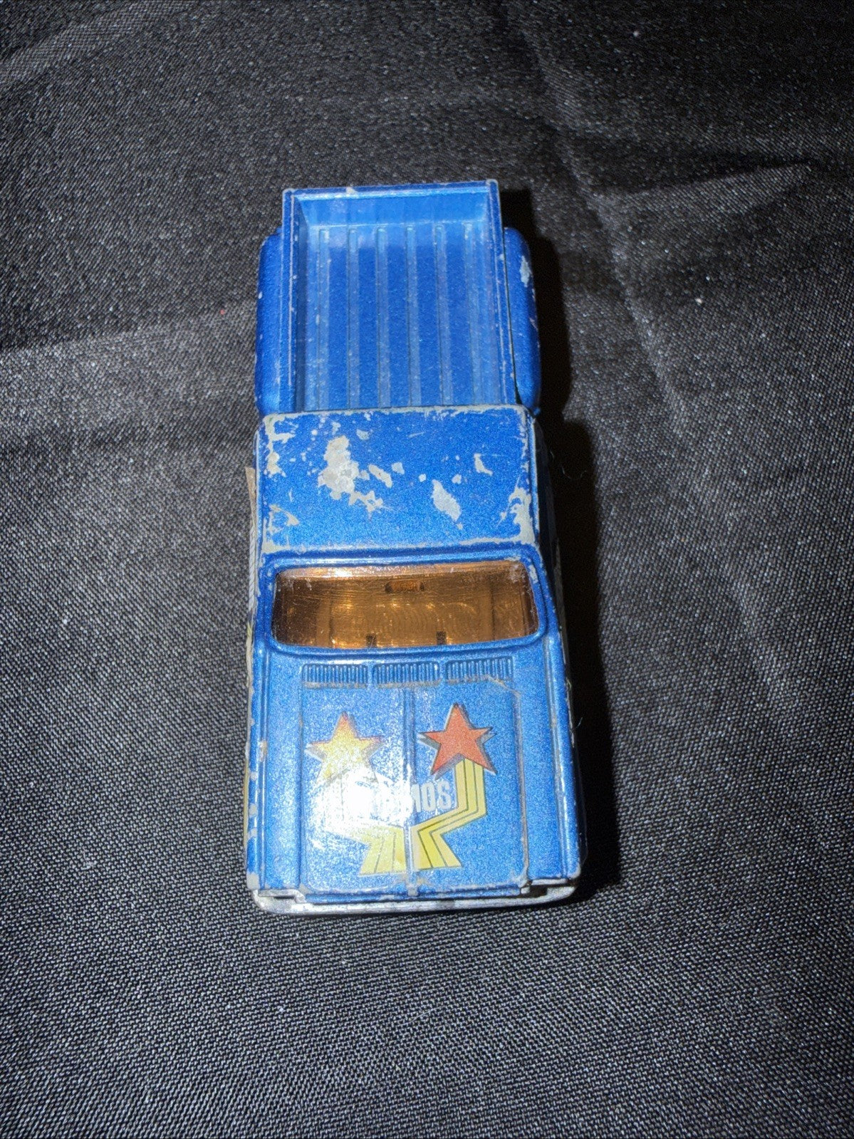 Lot Of 2 Vintage 1980s Chevrolet Sidestep Trucks Yellow Bandit Blue Cosmos