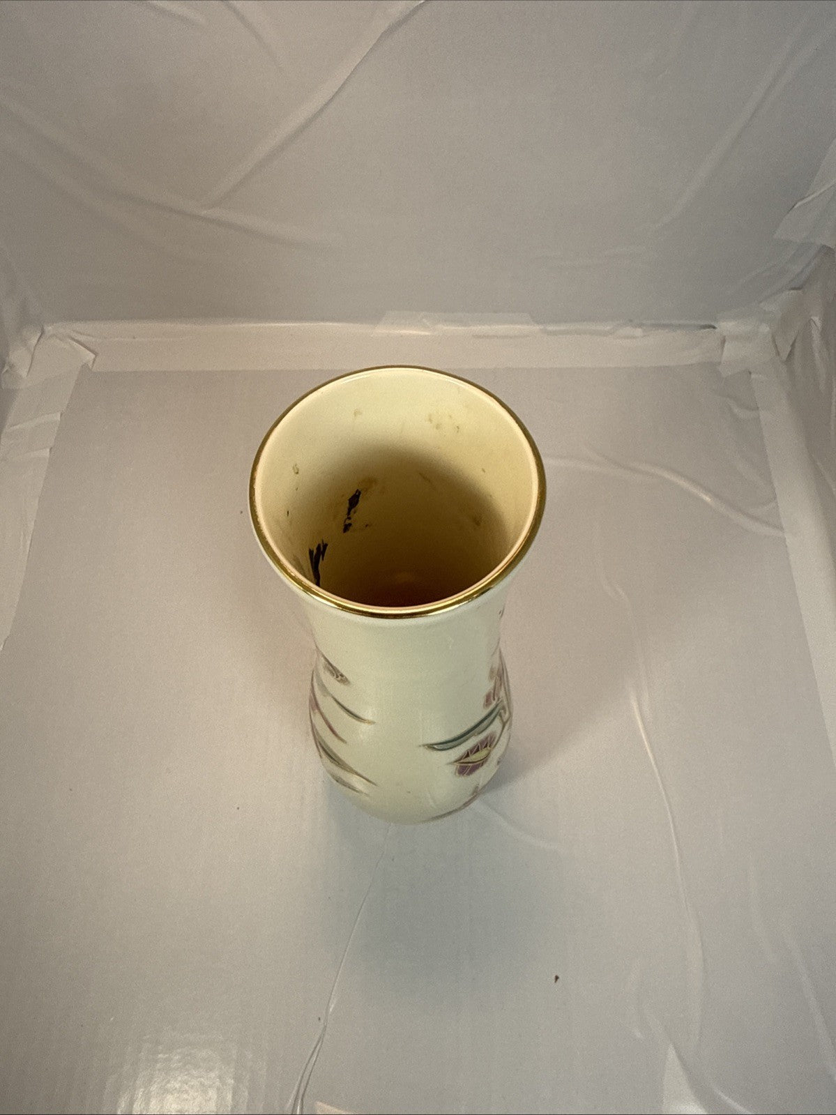 Zsolnay Hungarian Porcelain Orchid Vase 10.75 Inch 9061 008