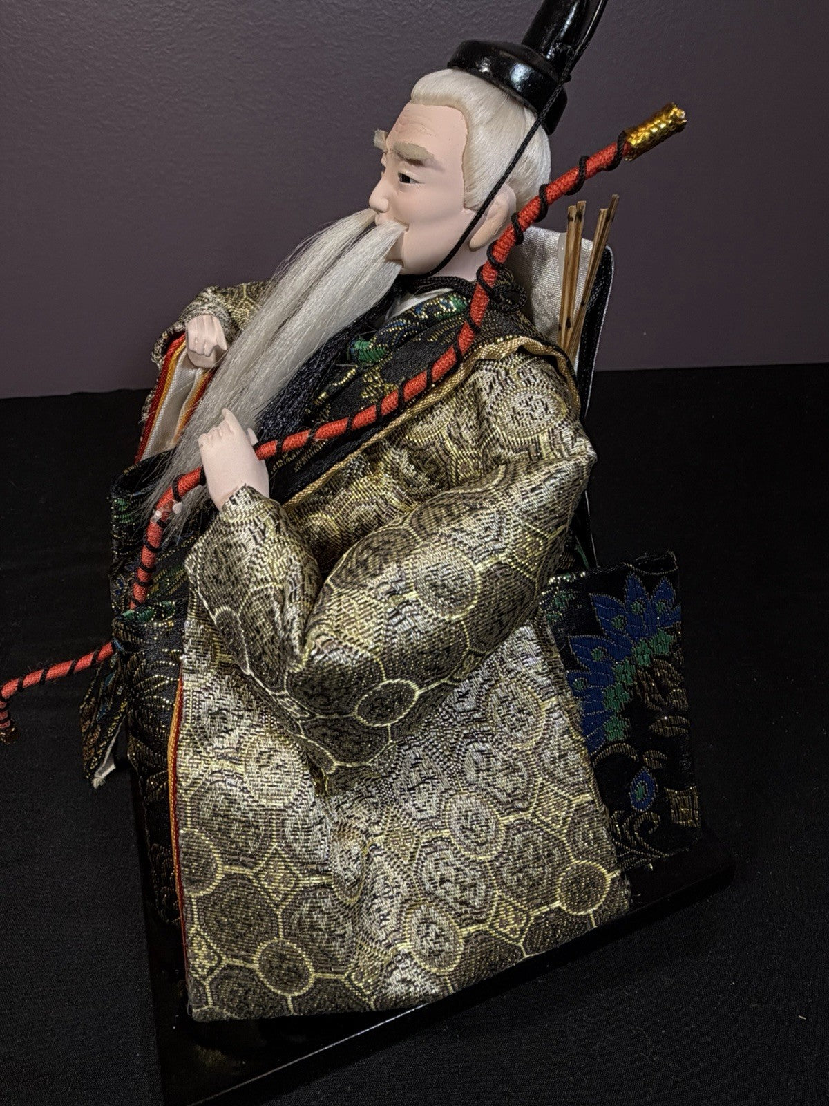 Vintage Japanese Hina Doll 9.5 Inch Traditional Display Doll