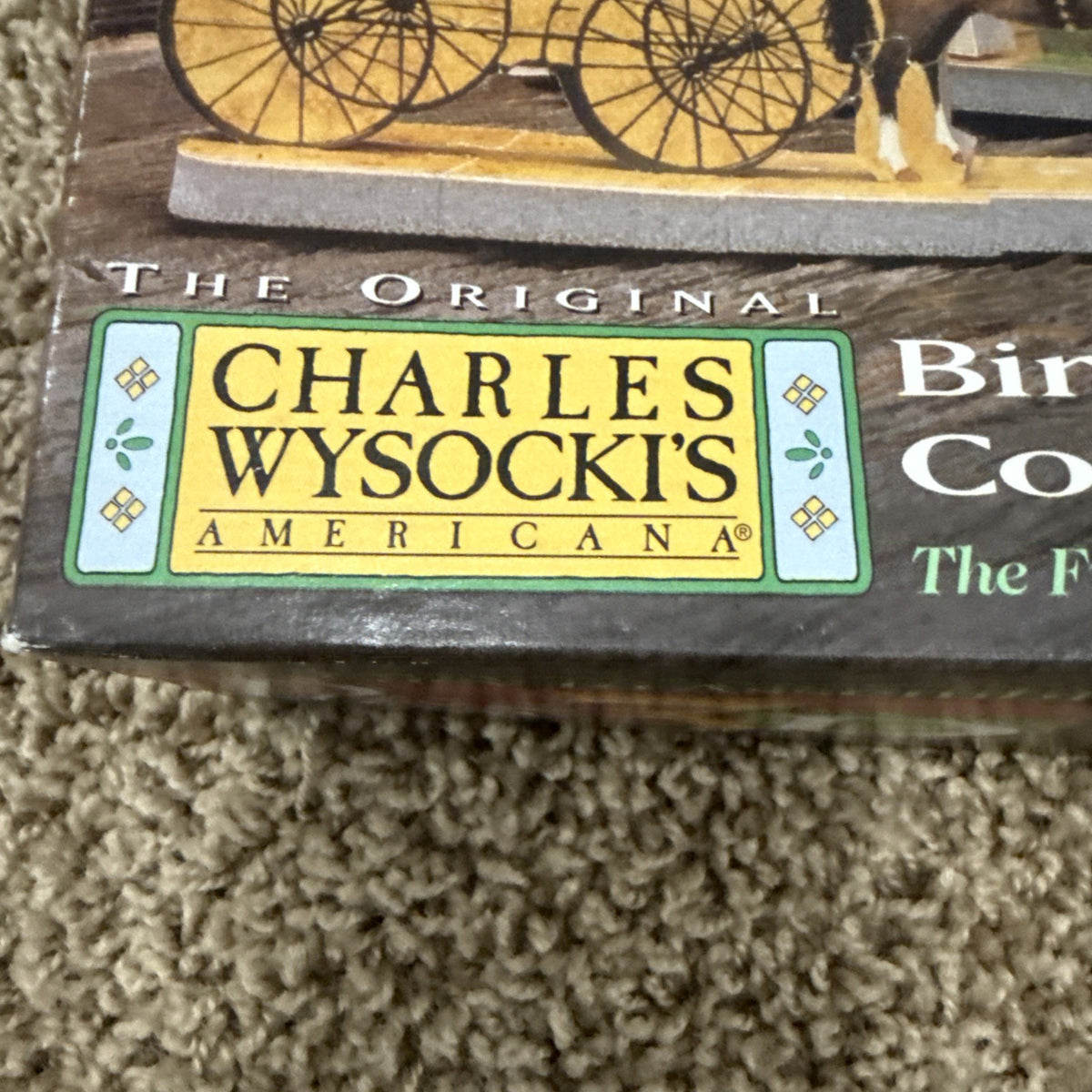 Charles Wysocki Birdies Perch Coffee Shop 1000 Piece Jigsaw Puzzle Americana NEW
