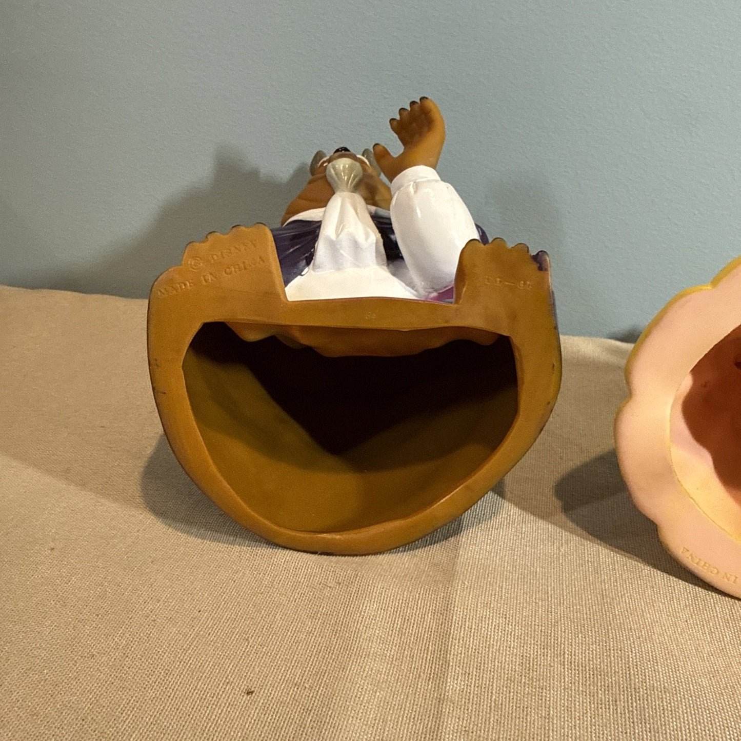 1992 Pizza Hut Beauty And The Beast Hand Puppets Disney Lot Of 4 Vintage