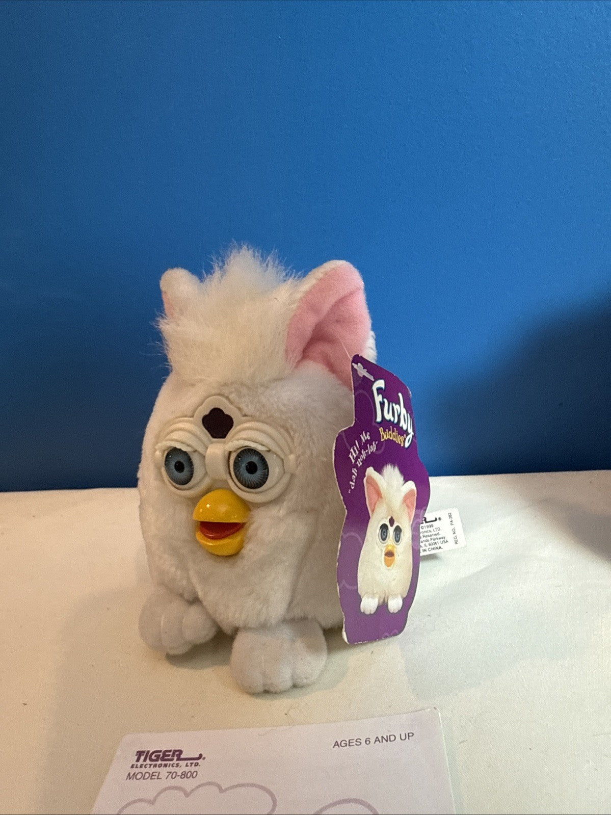 Vintage 1990s Tiger Furby Lot of 5 Peach Clown Snowball Zebra Sleepy Time
