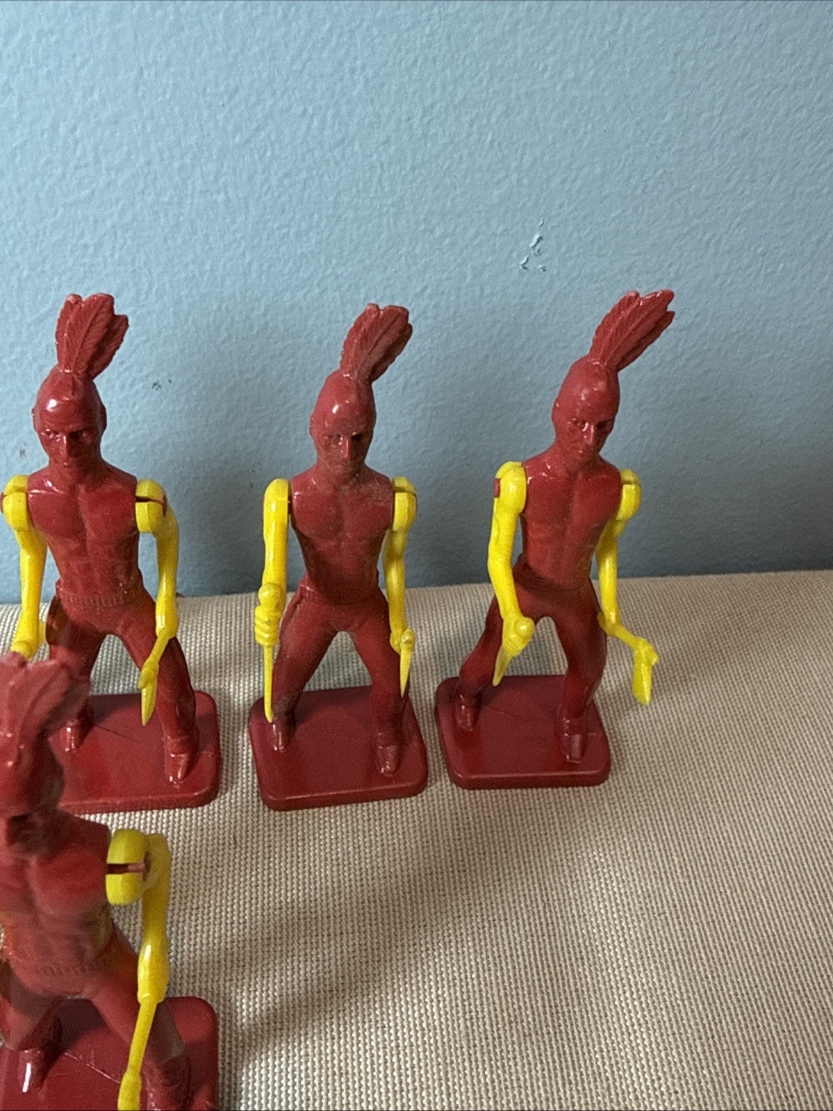 Vintage Ausley Thomasville GA Plastic Cowboys & Indians Lot Of 21 Figures