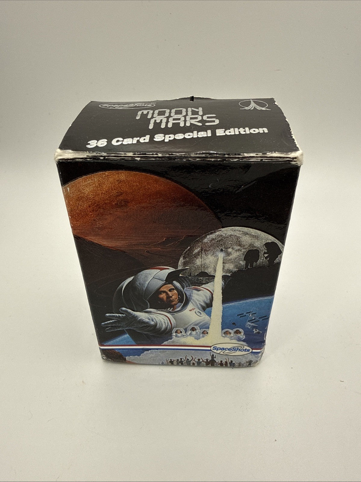 NASA Space Shots Card Set Moon Mars Neil Armstrong Embossed 36 Cards