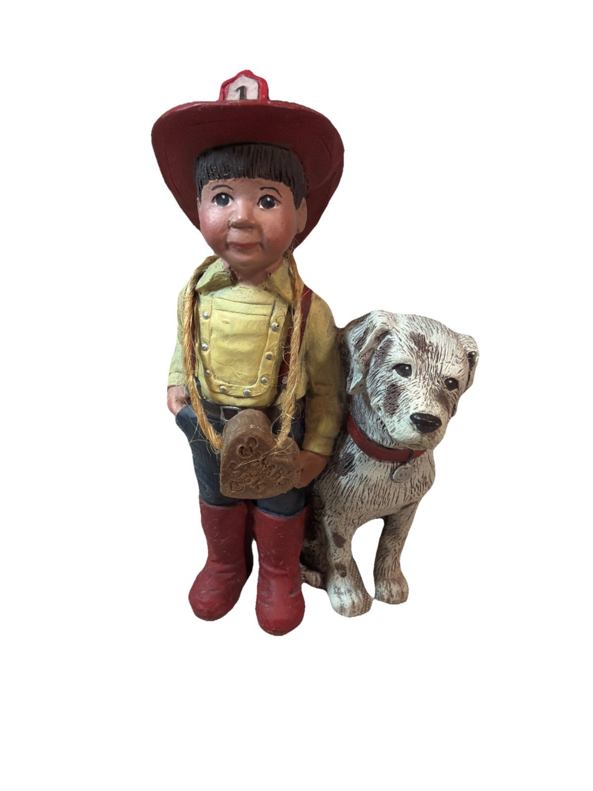 Sarahs Attic Fireman Whimpy Boy Dog Figurine 826 of 2000 Limited