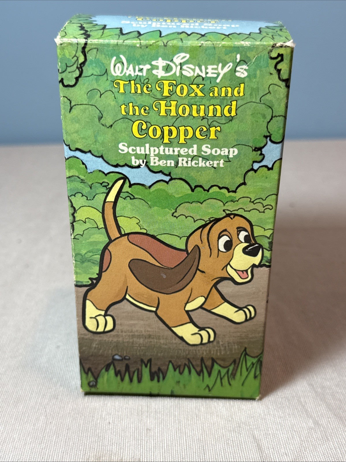 Vintage Disney Fox and the Hound Sculpted Soap Cooper Tod Set of 2 1980