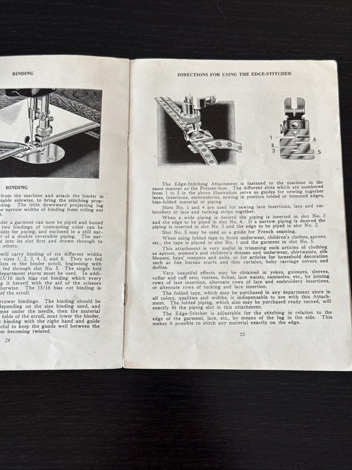 Vintage 1940s Rotary Electric Sewing Machine Instruction Booklet Model B with Wa
