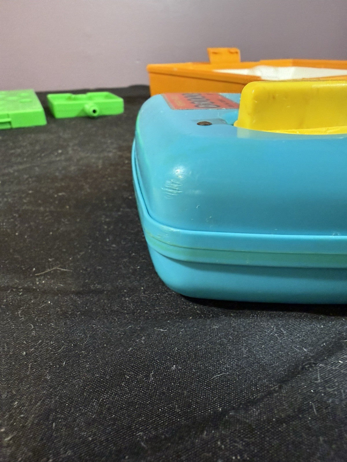Vintage 1970's Fisher Price Tool Kit With Tools And Drill #924 * VERY NICE!