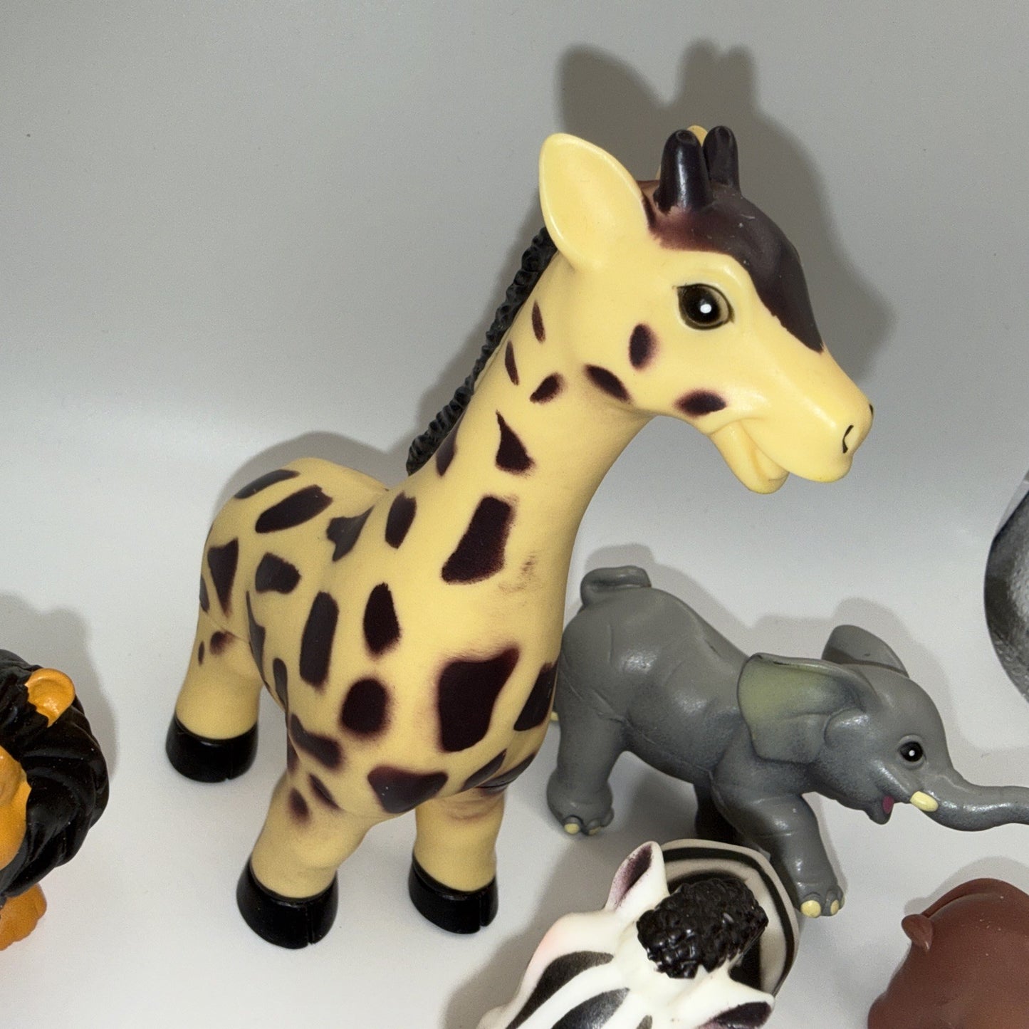 Safari Animals Ranger Figures Lot Wildlife Toy Set Mixed Figures Vinyl Bath Toys