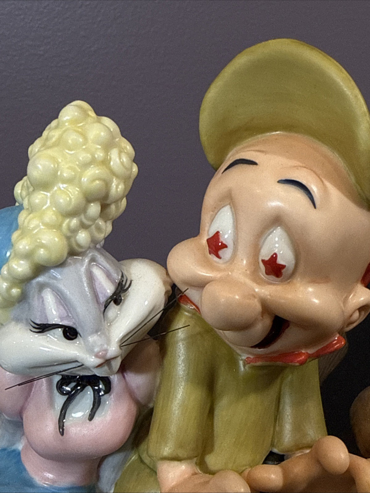 Goebel Looney Tunes Elmer Fudd Bugs Bunny Figurine 1997 Isn't She Wovewe Lt Ed