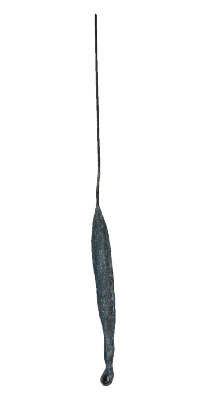 Antique Commercial Fishing Net Sinker Lead Weight Inline Wire Needle 12 Inch Too