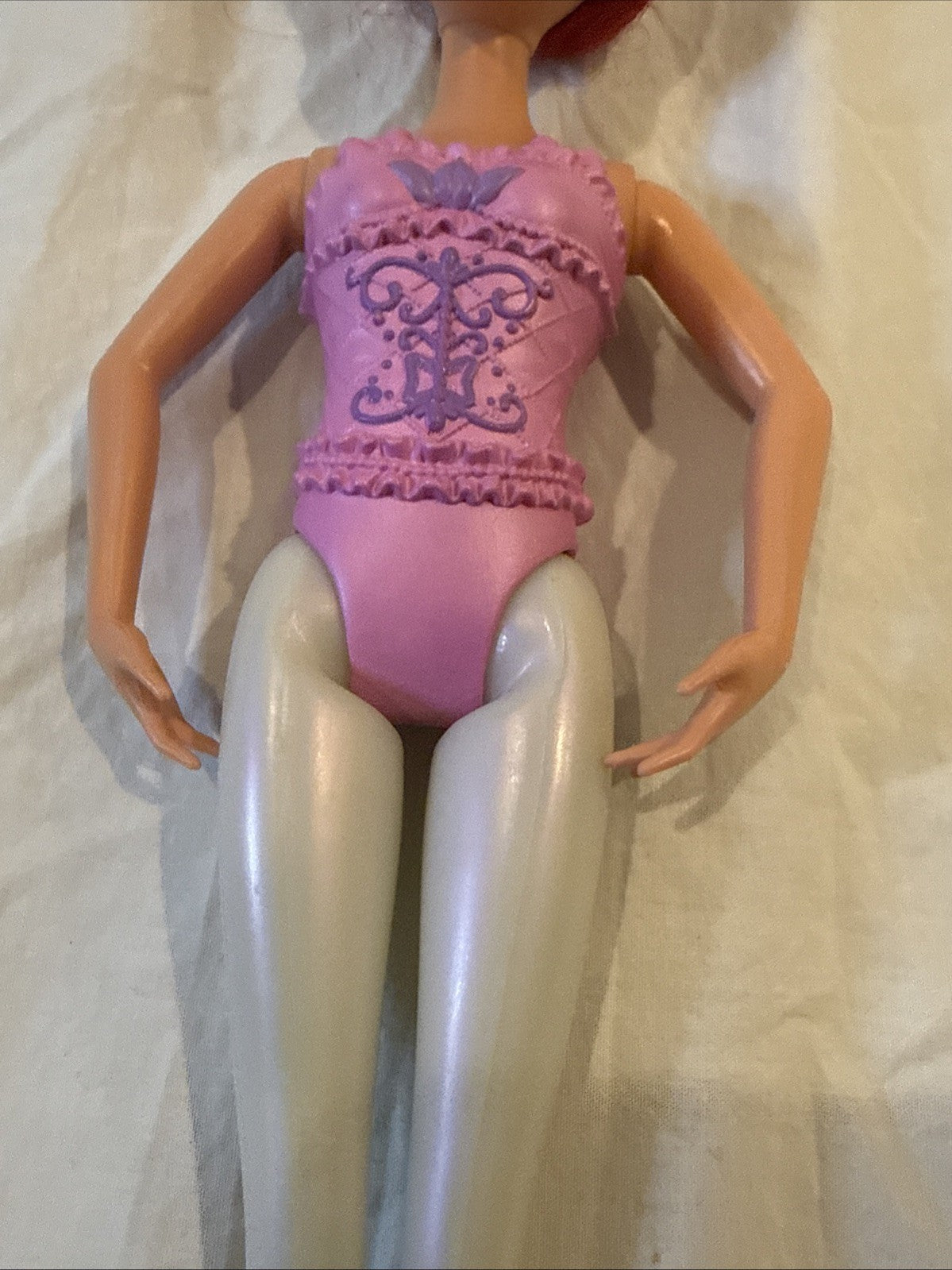Lot of 4 Disney Princess Dolls Anna Tiana 2 Ariel With Outfits and Mermaid Tail