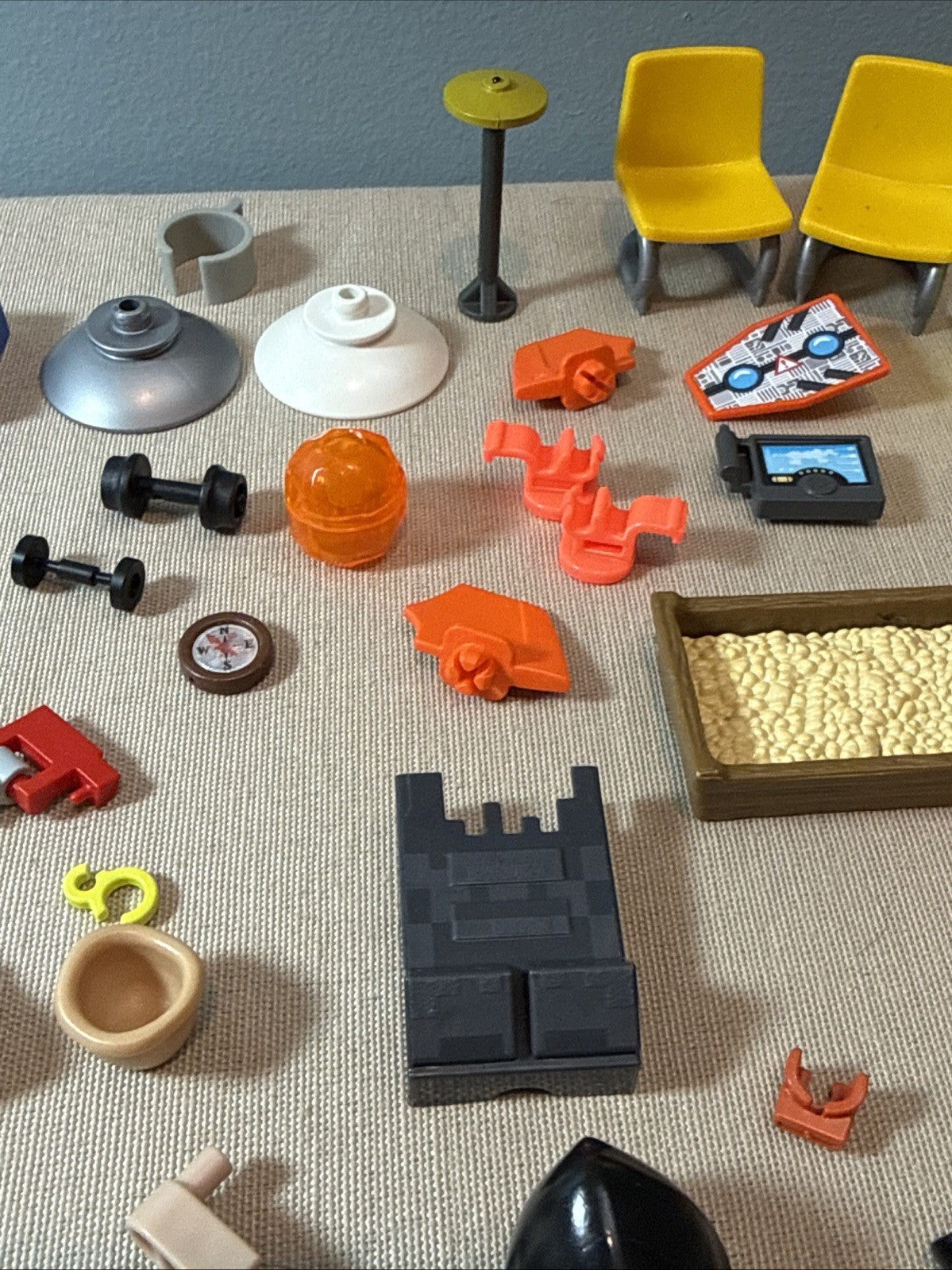 Vintage Playmobil Accessories Lot 100+ Pieces Weapons Tools Furniture Animal