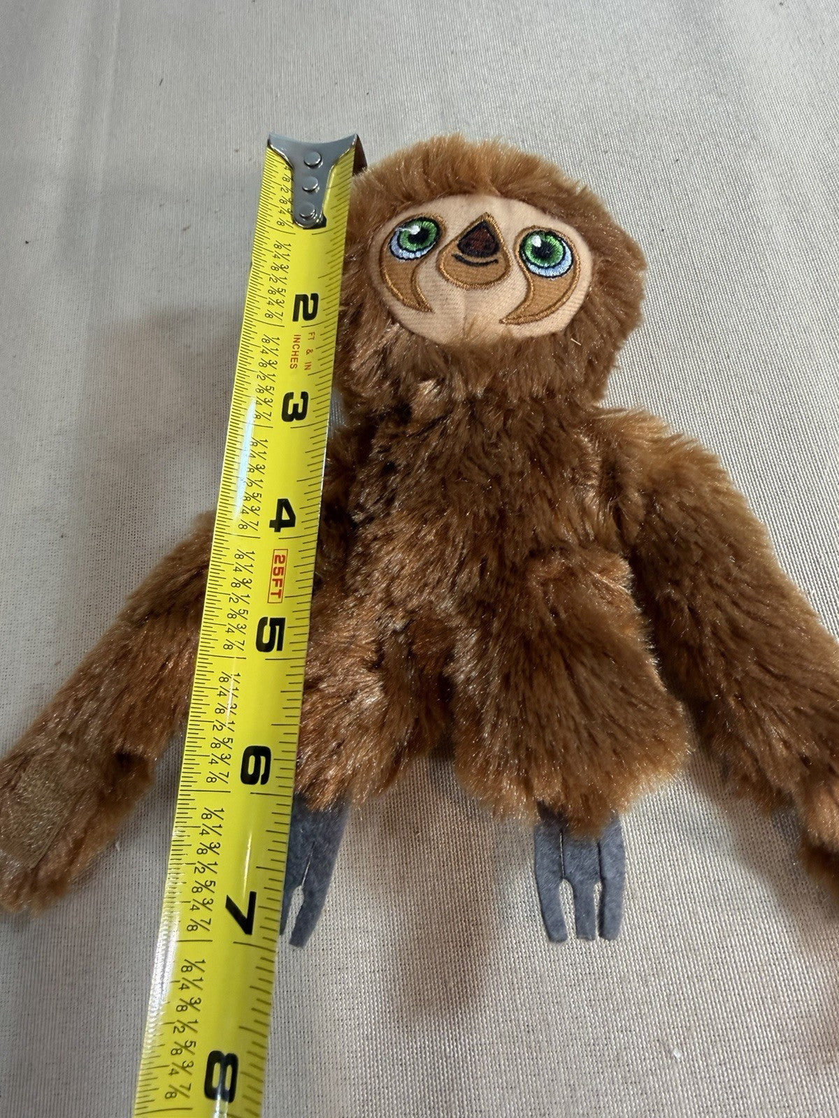 DreamWorks The Croods Belt Sloth Plush Stuffed Animal 8 Inch Innovage Movie Toy