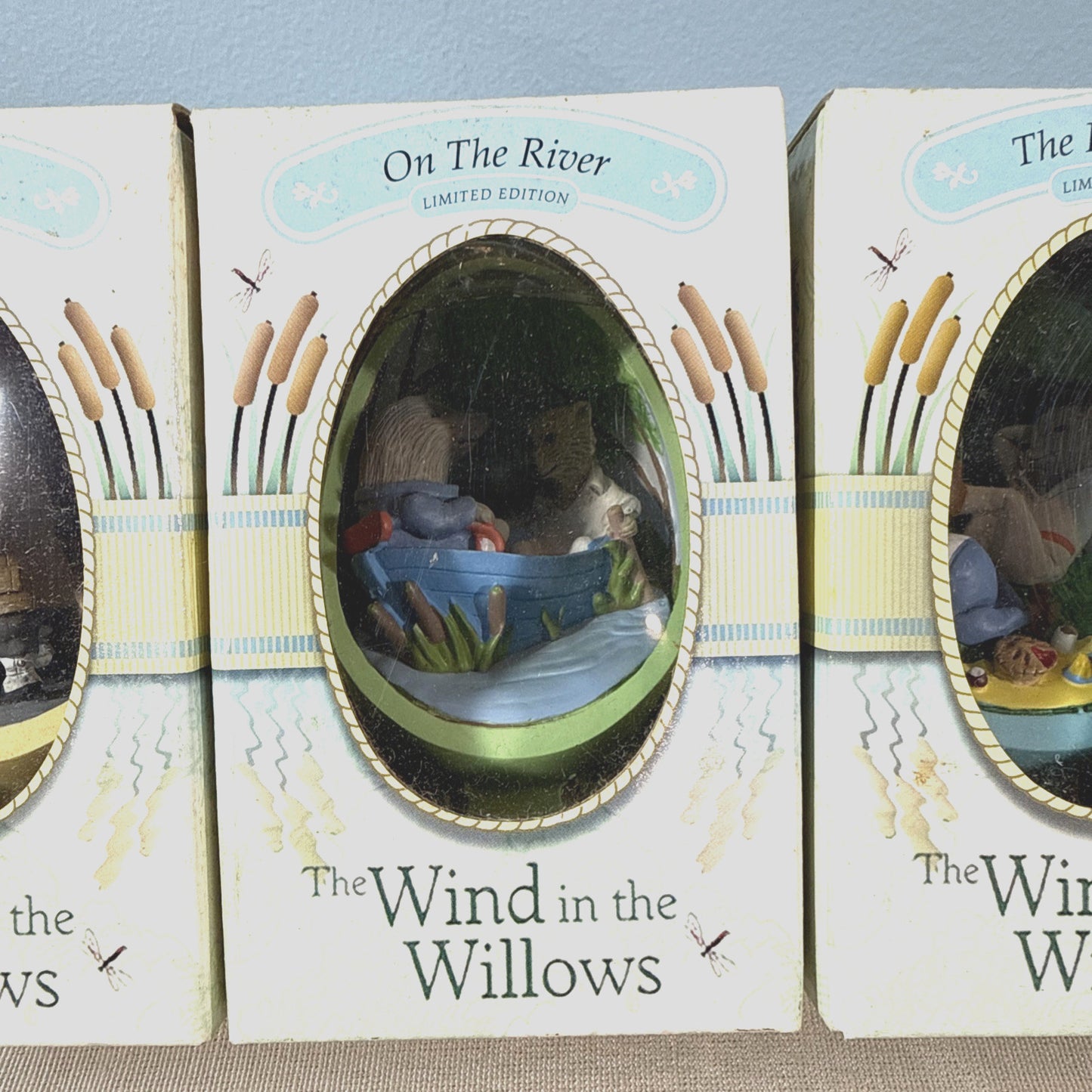 Wind in the Willows Figurine Complete Set 4 Limited Edition New in Box NIB