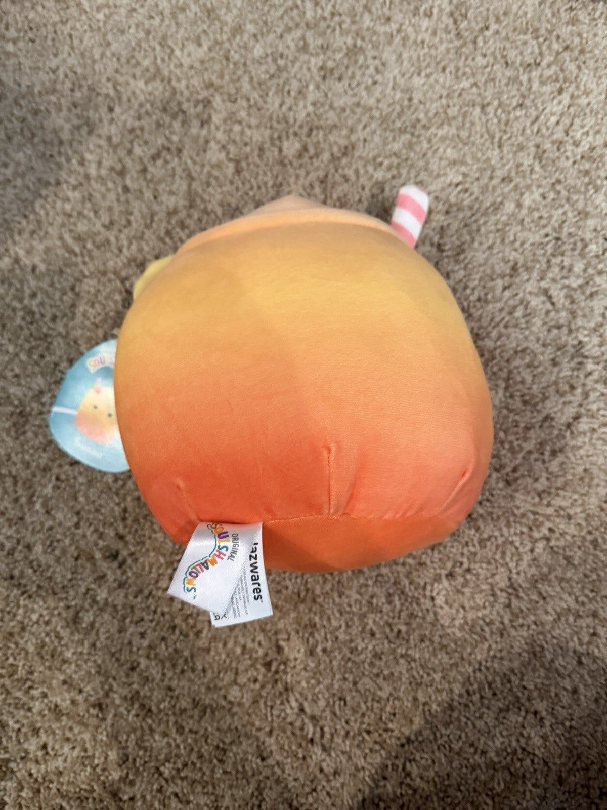 NWT Squishmallows Plush Lot 3 Luciano Lion Rhys Hamster Susan Drink 8" Kellytoy
