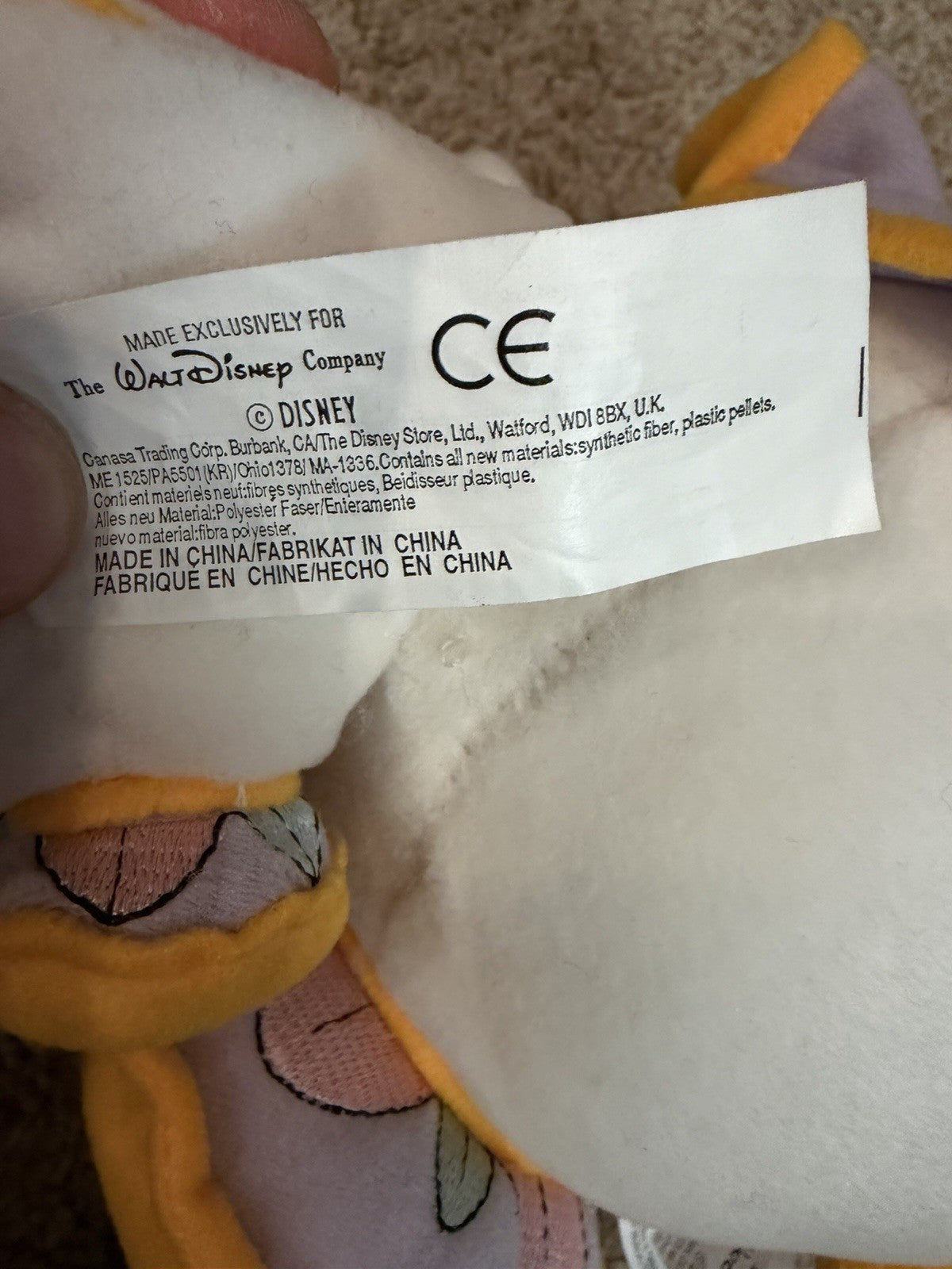 Vintage Disney Beauty Beast Plush Lot Lumiere Mrs Potts Chip Applause Characters