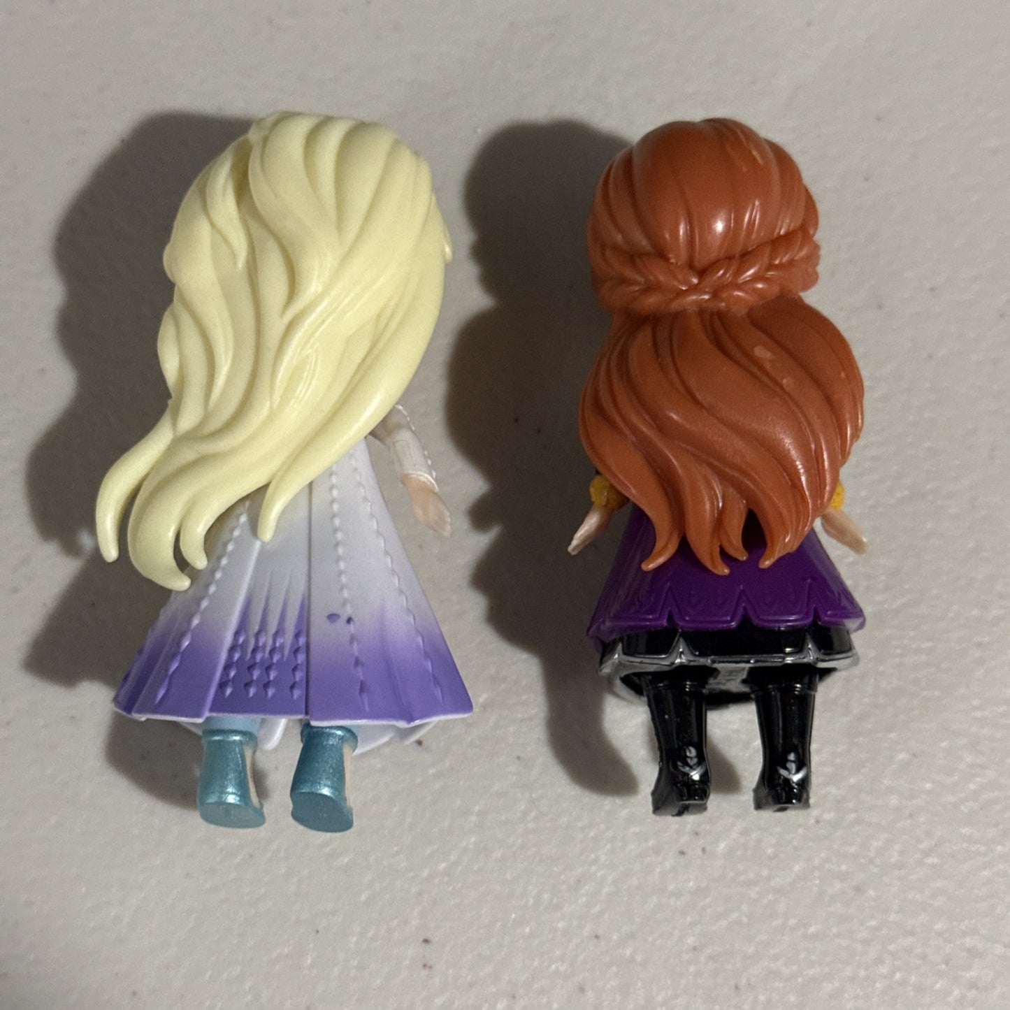 Frozen II Elsa and Anna Figures Lot of 2, 3 Inch Poseable Mini Dolls