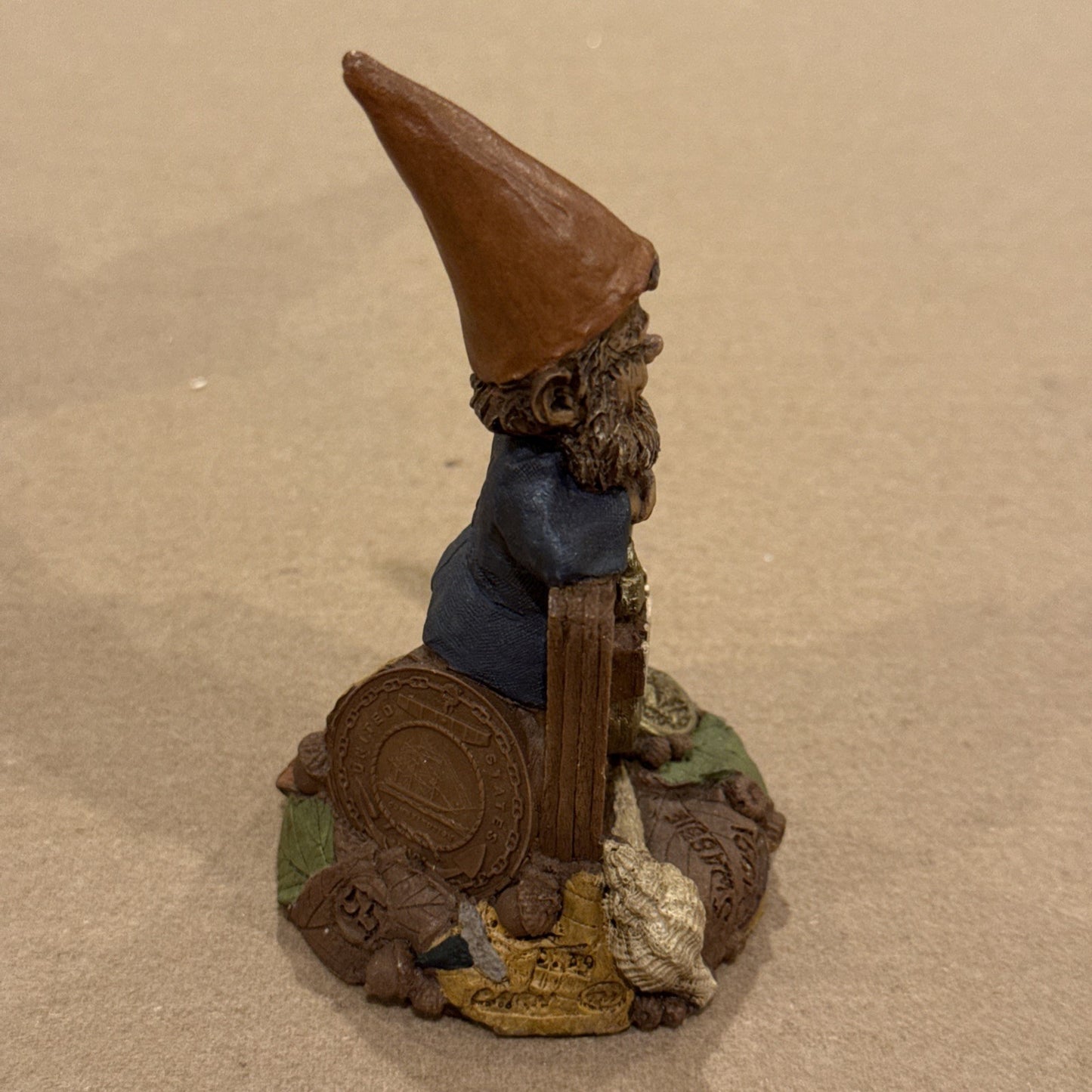Lot of 2 Tom Clark Vintage Gnomes, 1990 Dr. Fell Good and 1991 USN, Figurines