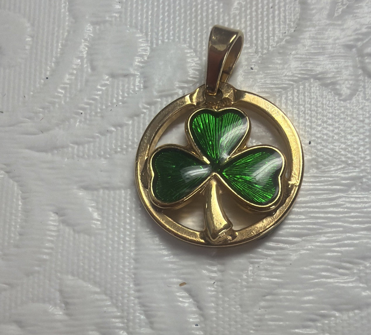 Vtg Lucky Irish Pin Brooch Shamrock Leprechaun Ireland Horseshoe Pearl Clover