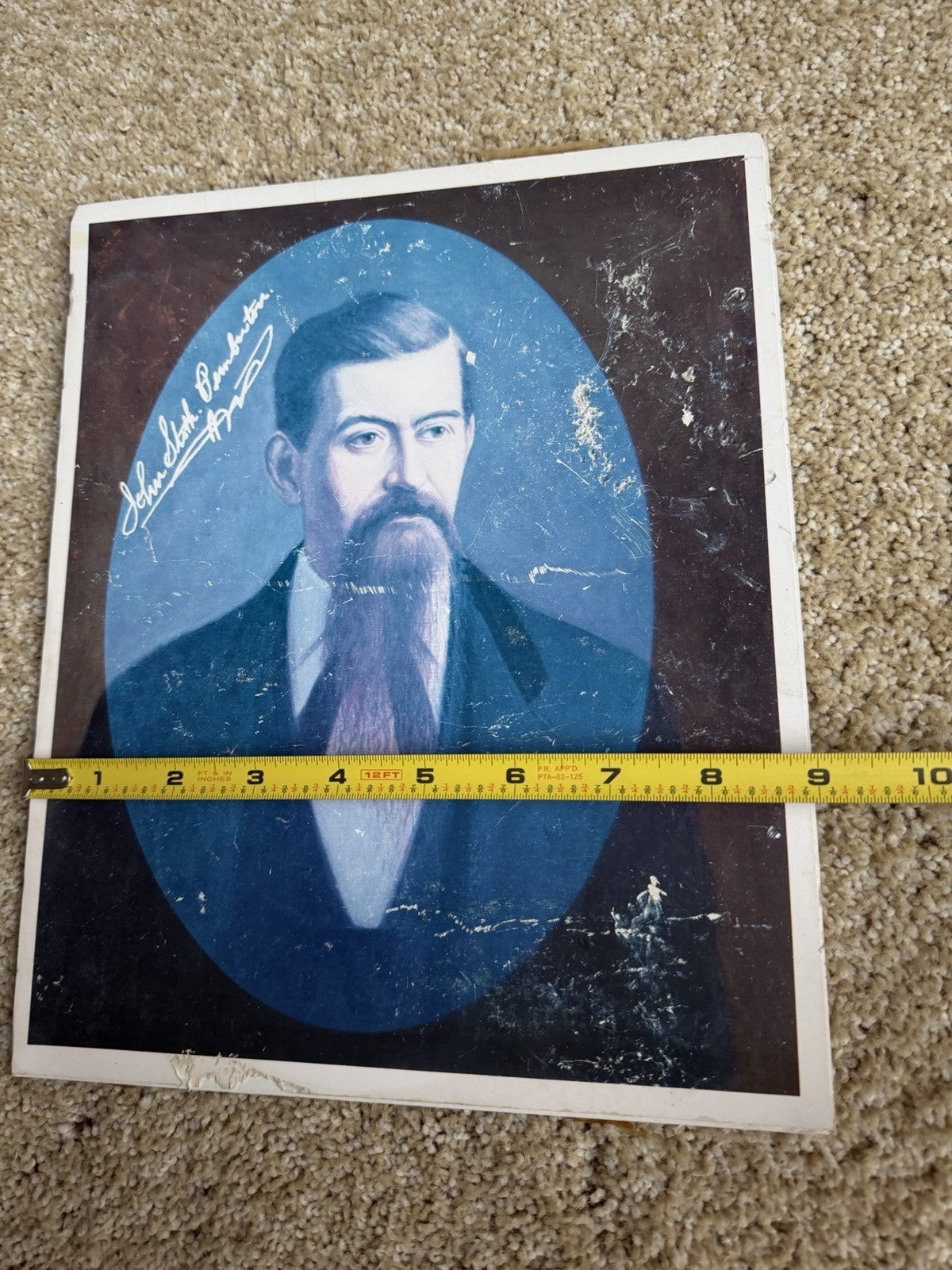 Vintage Coca Cola Founders Pemberton Asa Candler Oval Portrait Prints Set 2
