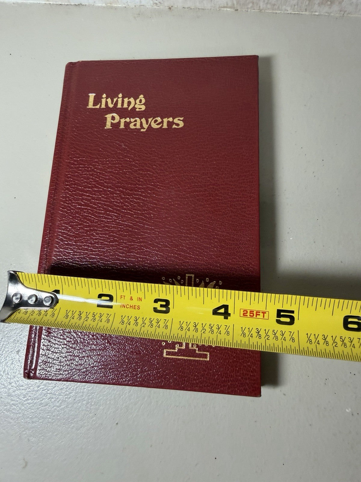 Living Prayers Rev Basil Senger 1984 Catholic Book Publishing Hardcover Devotion