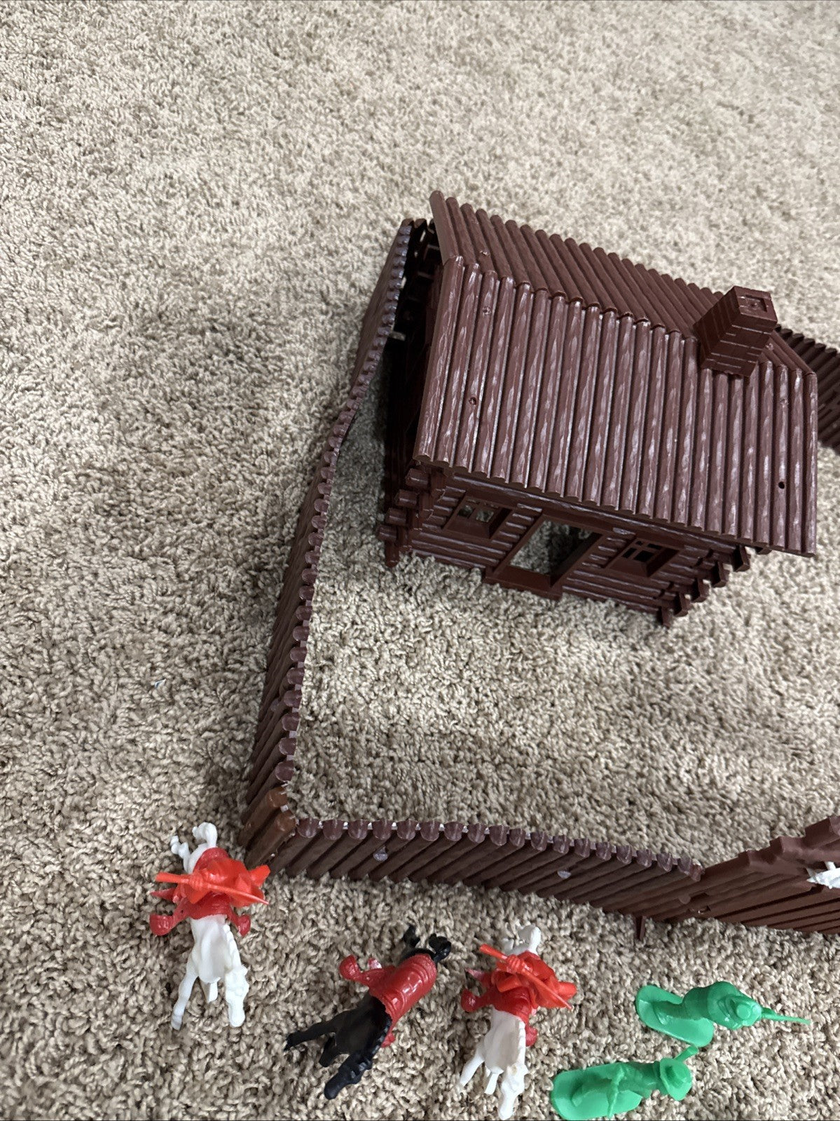 Vintage Jean Hoefler Fort Apache Western Set With Figures Horses Extras Germany