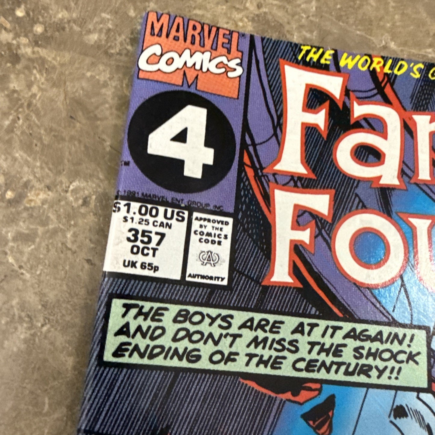 Marvel Lot Fantastic Four 356 357 Namor Sub-Mariner 18 19 20 21 Iron Fist Run