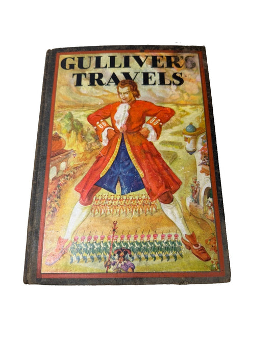 Vintage Gullivers Travels Jonathan Swift Garden City Illustrated Classic Book HC