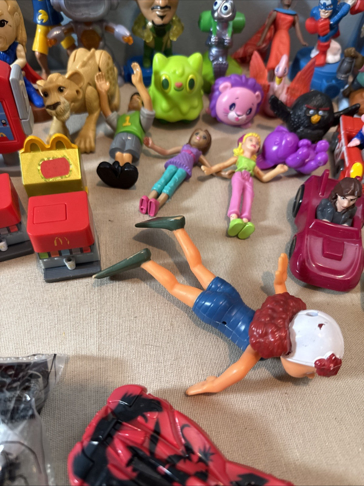 Vintage McDonalds Toys Figures Happy Meal Mixed Sealed Loose Lot of 71