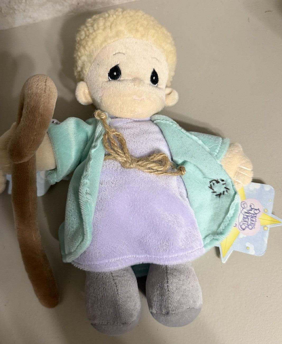 Vintage Precious Moments Tender Tails Nativity Joseph Mary Baby Jesus