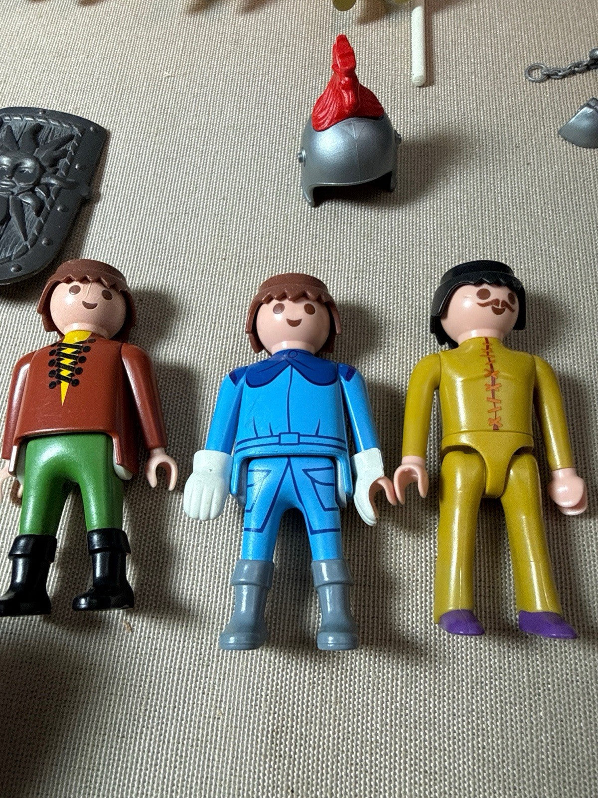 Vintage Playmobil Klicky & Moden Dragon Knights Figure Lot of 12 Figures & Parts