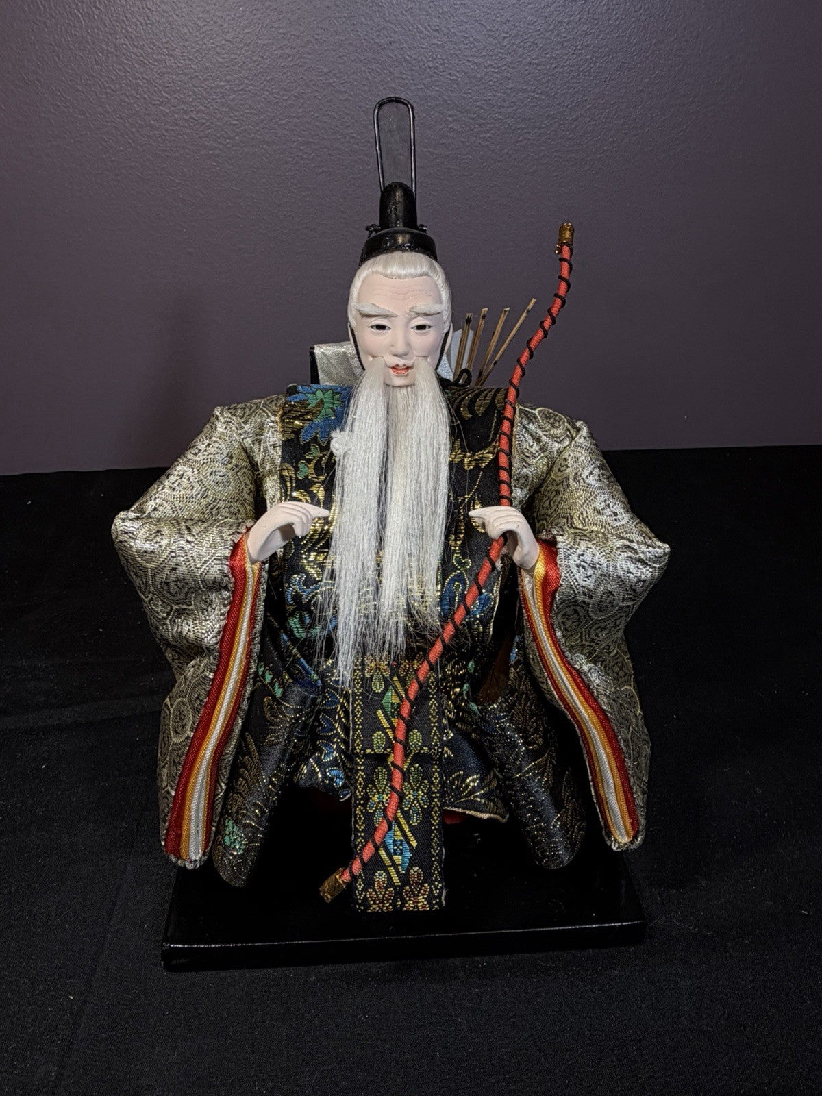 Vintage Japanese Hina Doll 9.5 Inch Traditional Display Doll
