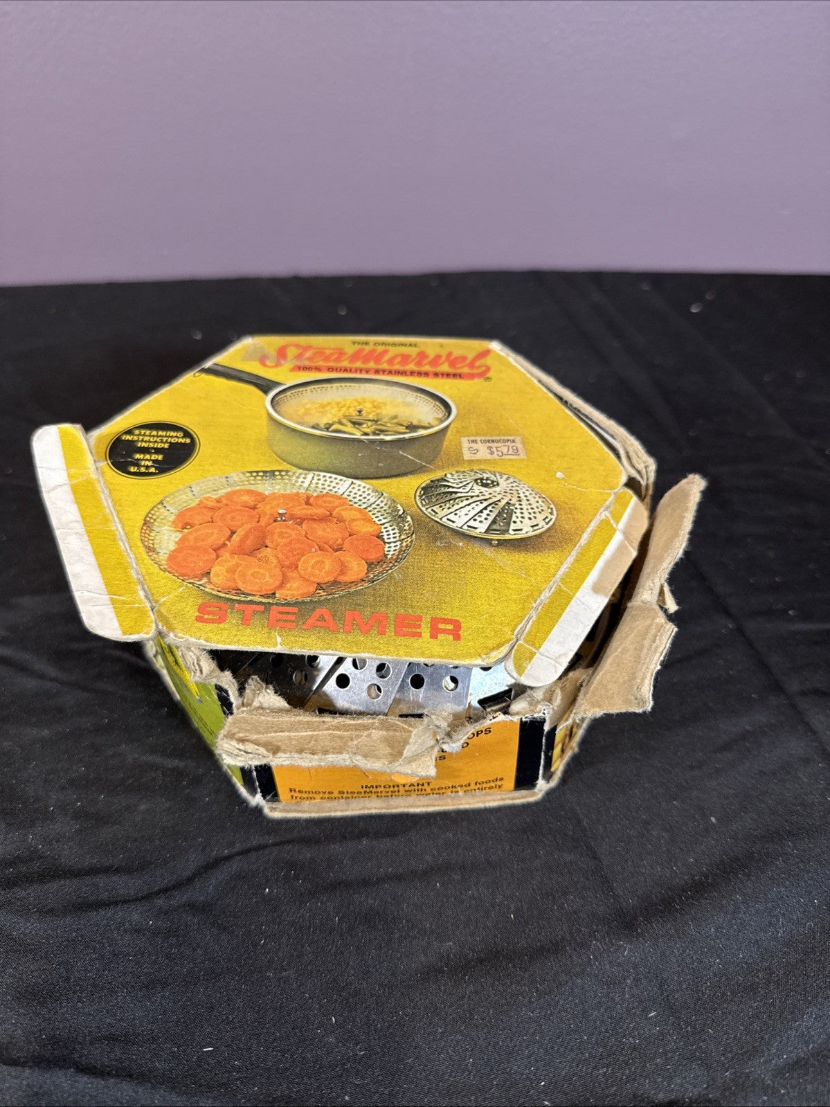 Vintage SteaMarvel Steamer Stainless Steel USA Kitchen Cooker