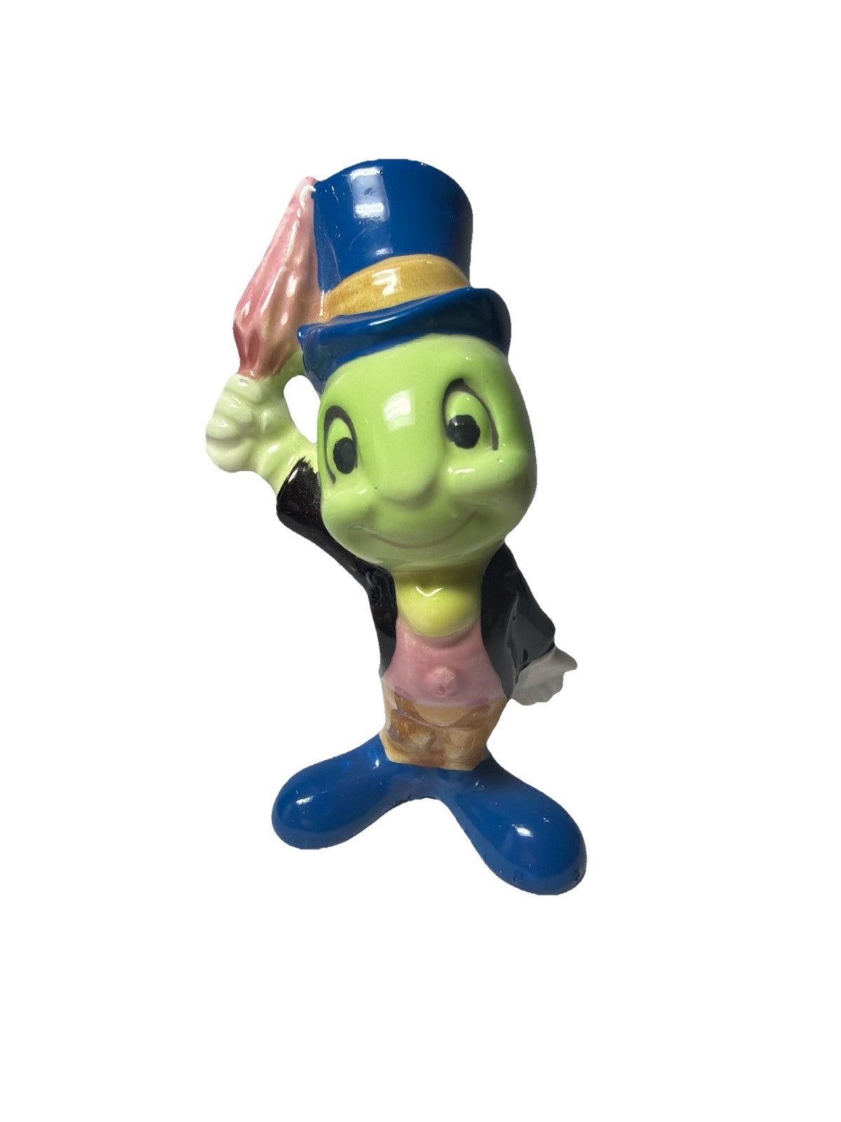 Jiminy Cricket Porcelain Figure Disney Japan Vintage
