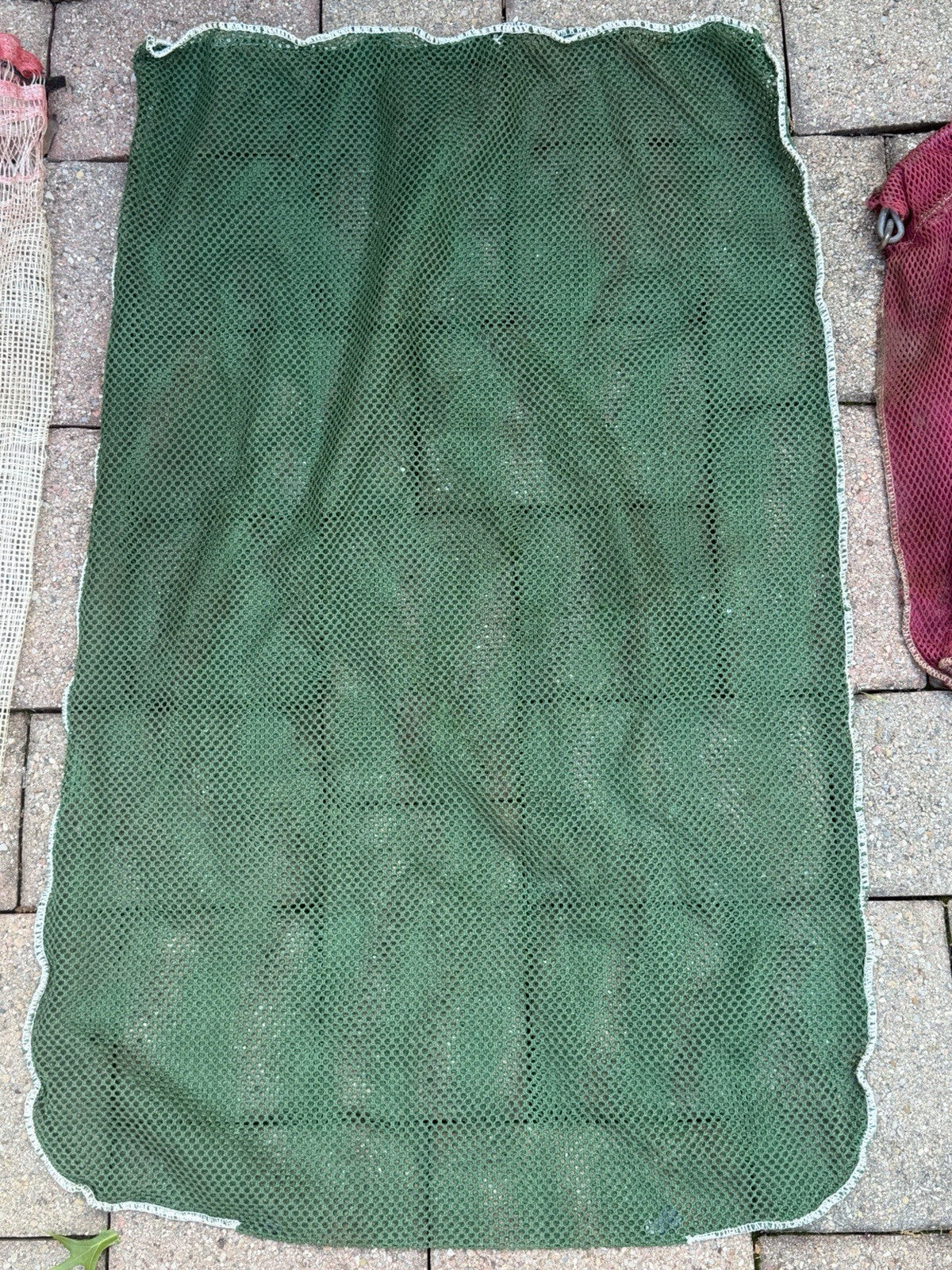 Vintage Aqua Craft Heavy Duty Mesh Dive Bag Industrial Produce Sack