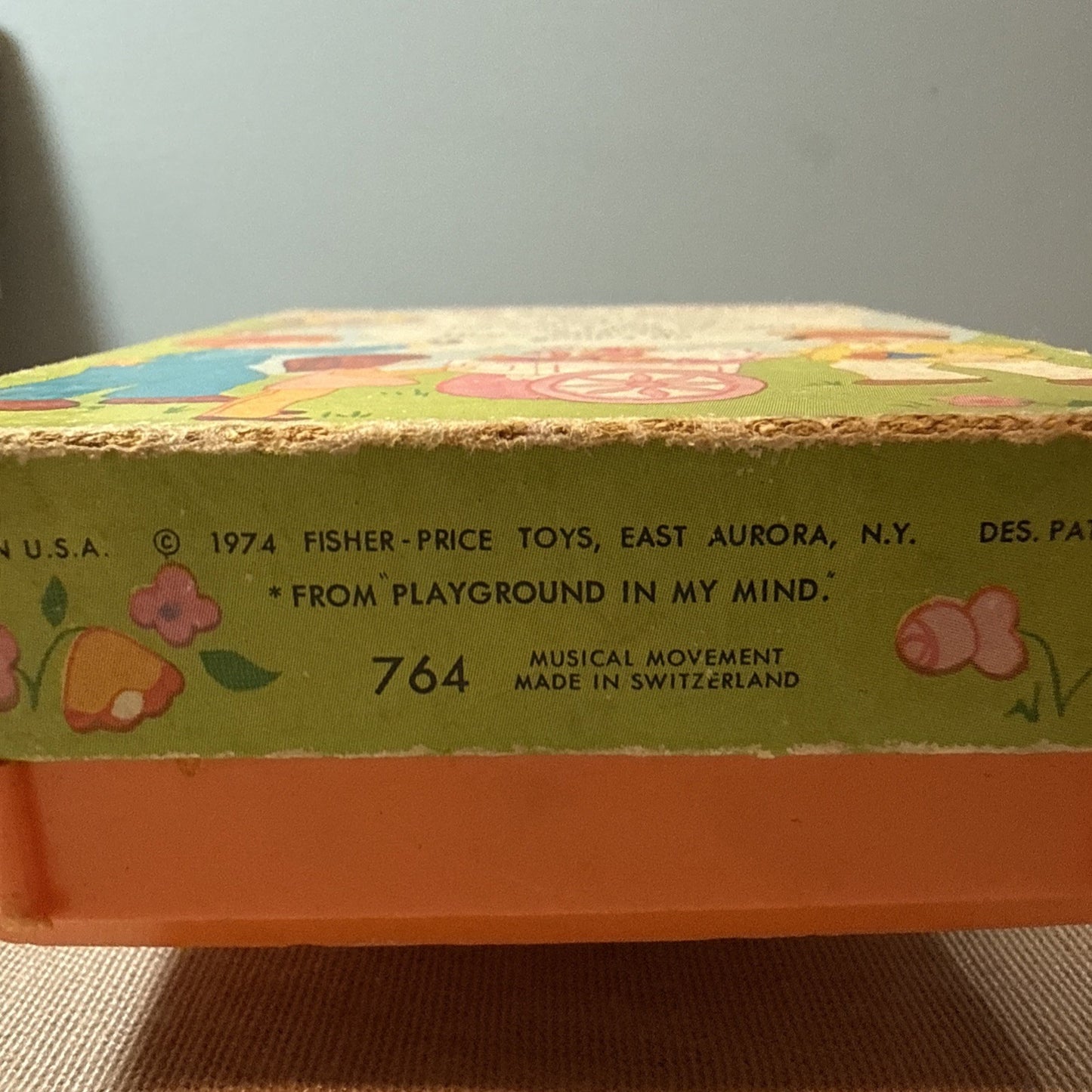 Vintage Lot of 2 Fisher Price Jack and Jill Music Box Radio & Pocket Radio WORKS