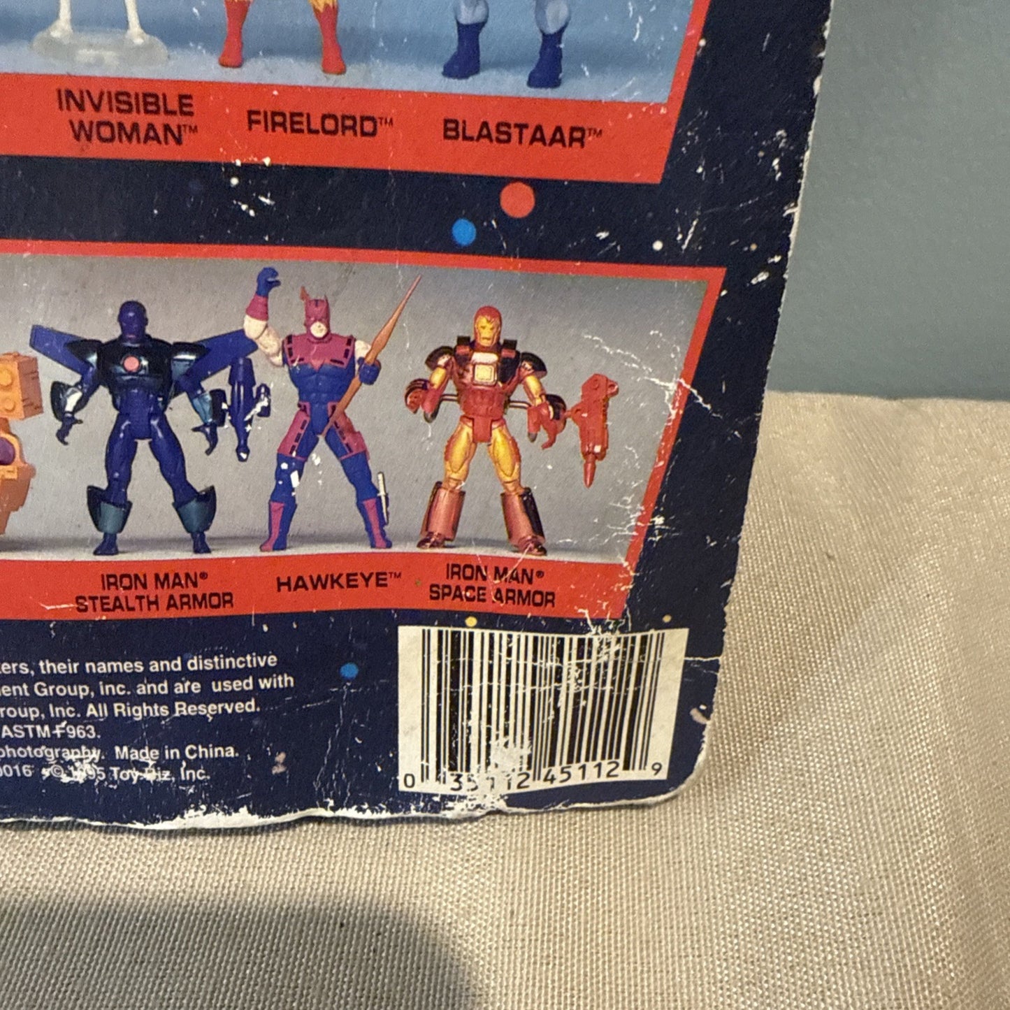 1995 ToyBiz Fantastic Four Invisible Woman Figure Marvel Sealed Vintage