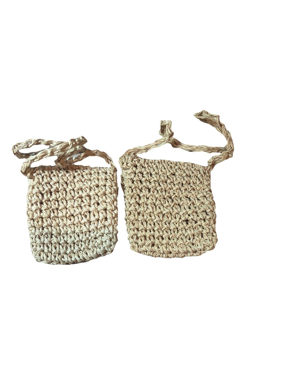 American Girl Periwinkle Purse Lot Pleasant Company Woven Straw 2