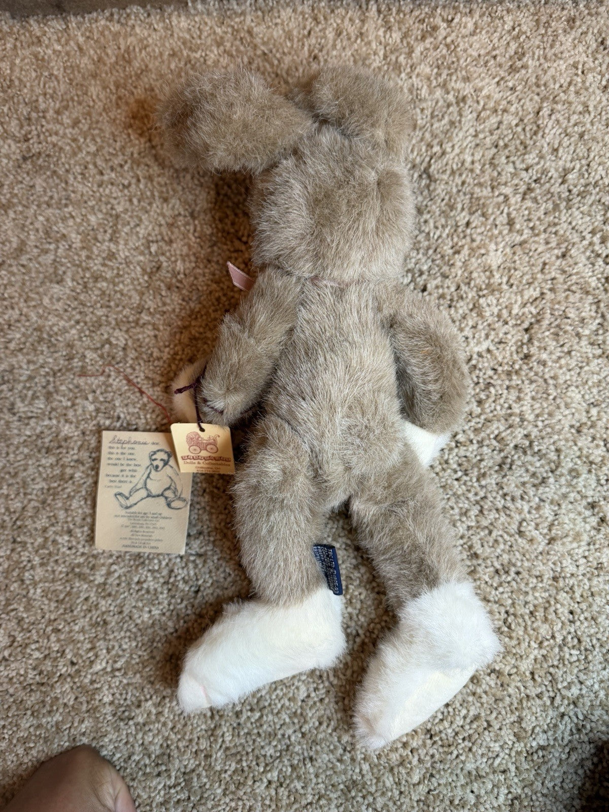 Vintage Boyds Collection Plush Lot 3 Cat Bunny Bears 1984-1994 Stuffed Animals