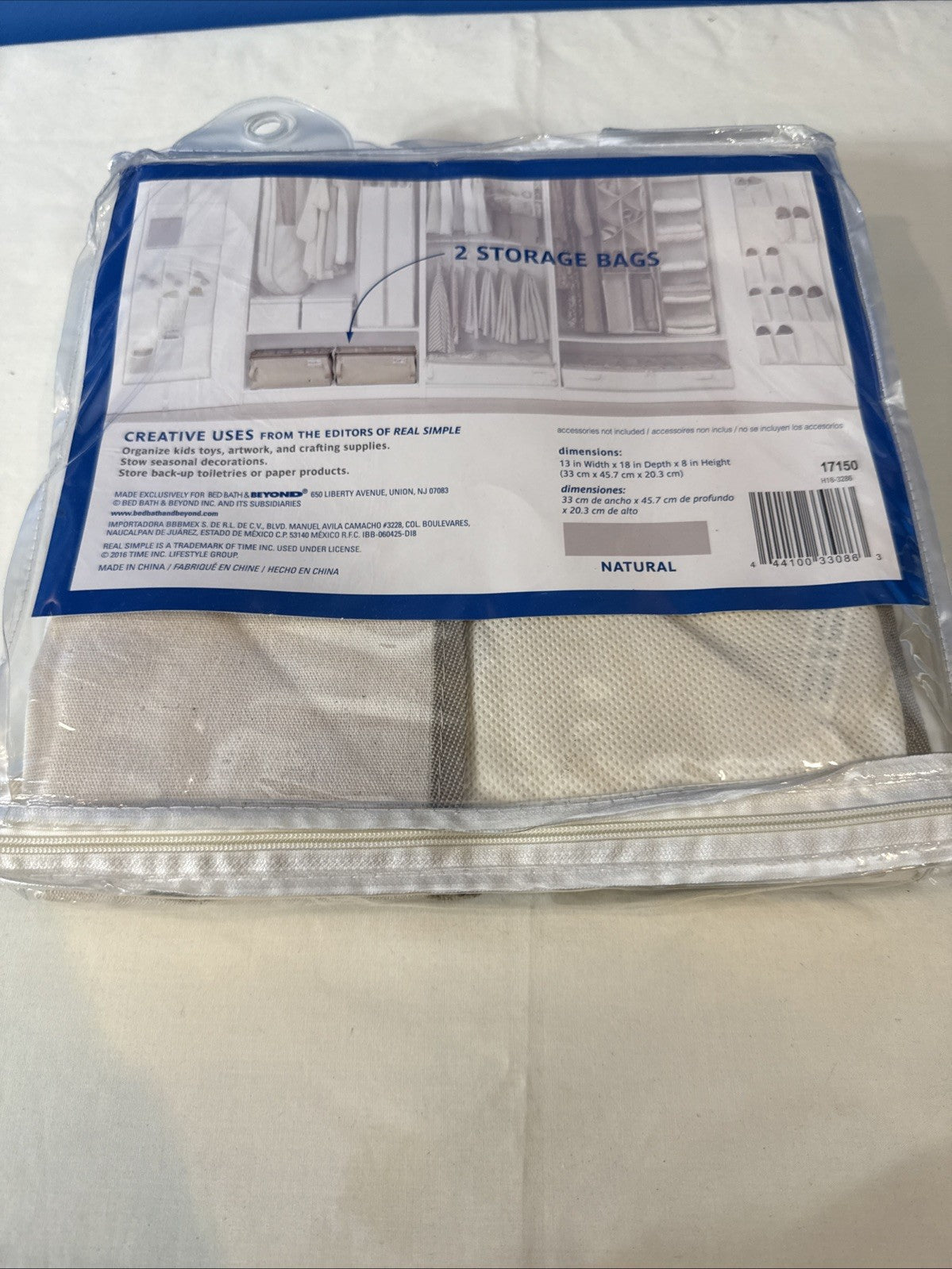 Real Simple Solutions Underbed Closet Storage 2 Packs 4 Organizers Total New
