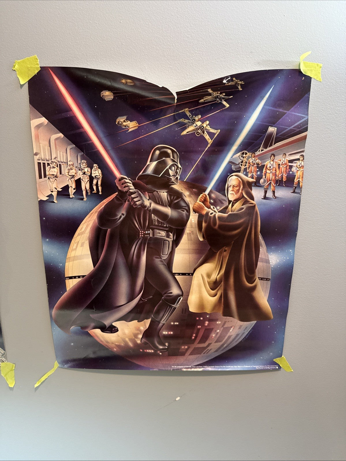 Star Wars 1978 Poster Set P&G Customer Promotion 18x22 Rare Pair Posters