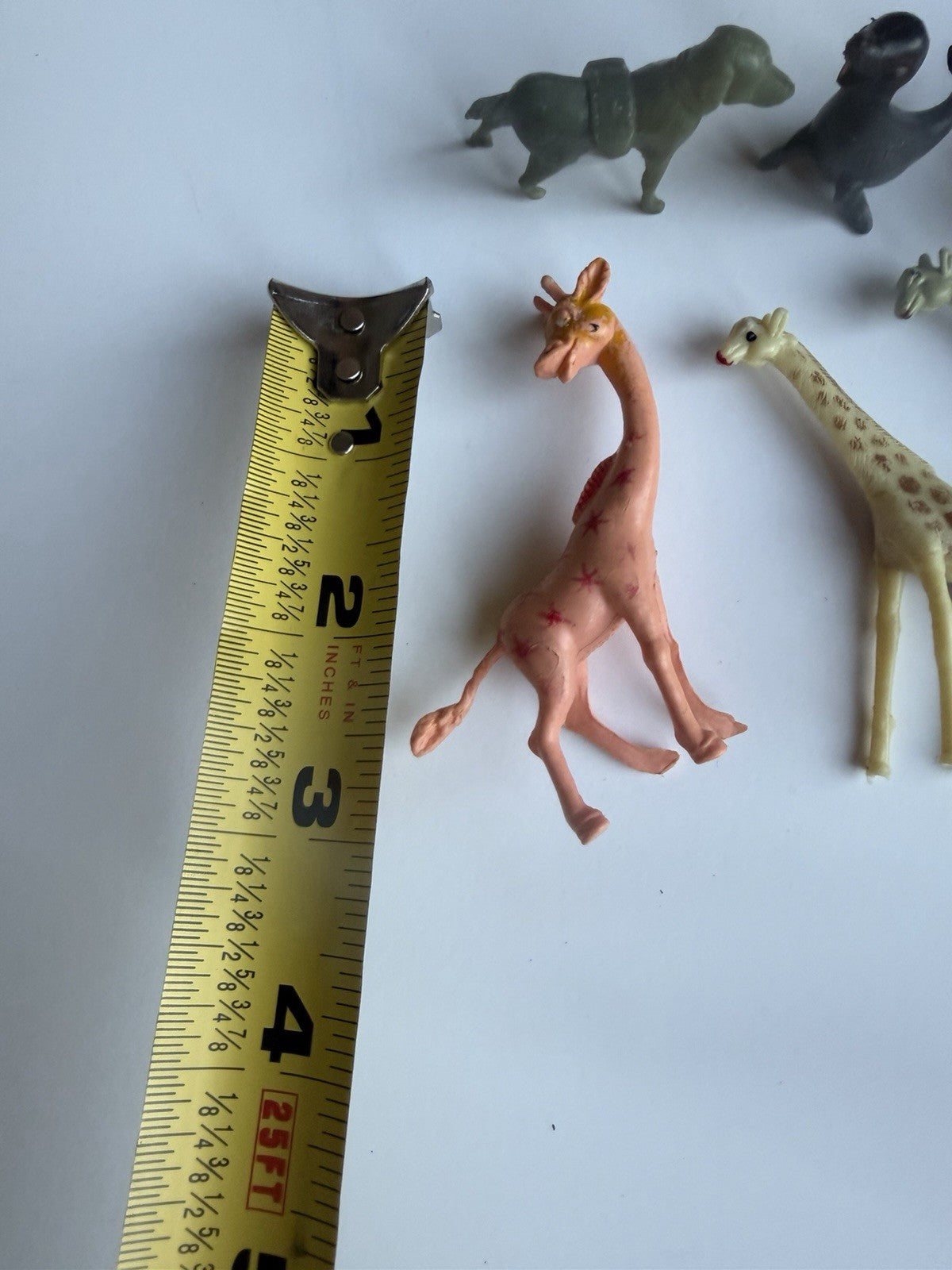Vintage Miniature Plastic Animal Figure Lot 43 Zoo Farm Hong Kong Mixed Toys Set