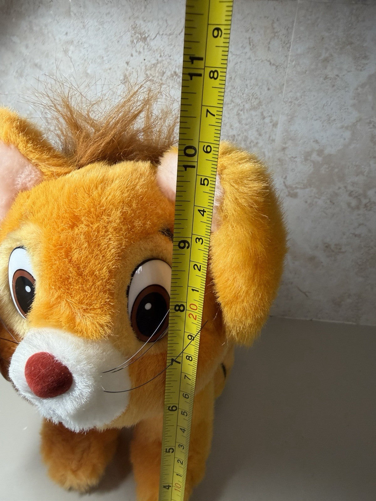 Vintage 1988 Disney Oliver Company Plush Dog Stuffed Animal Original Tag 11"