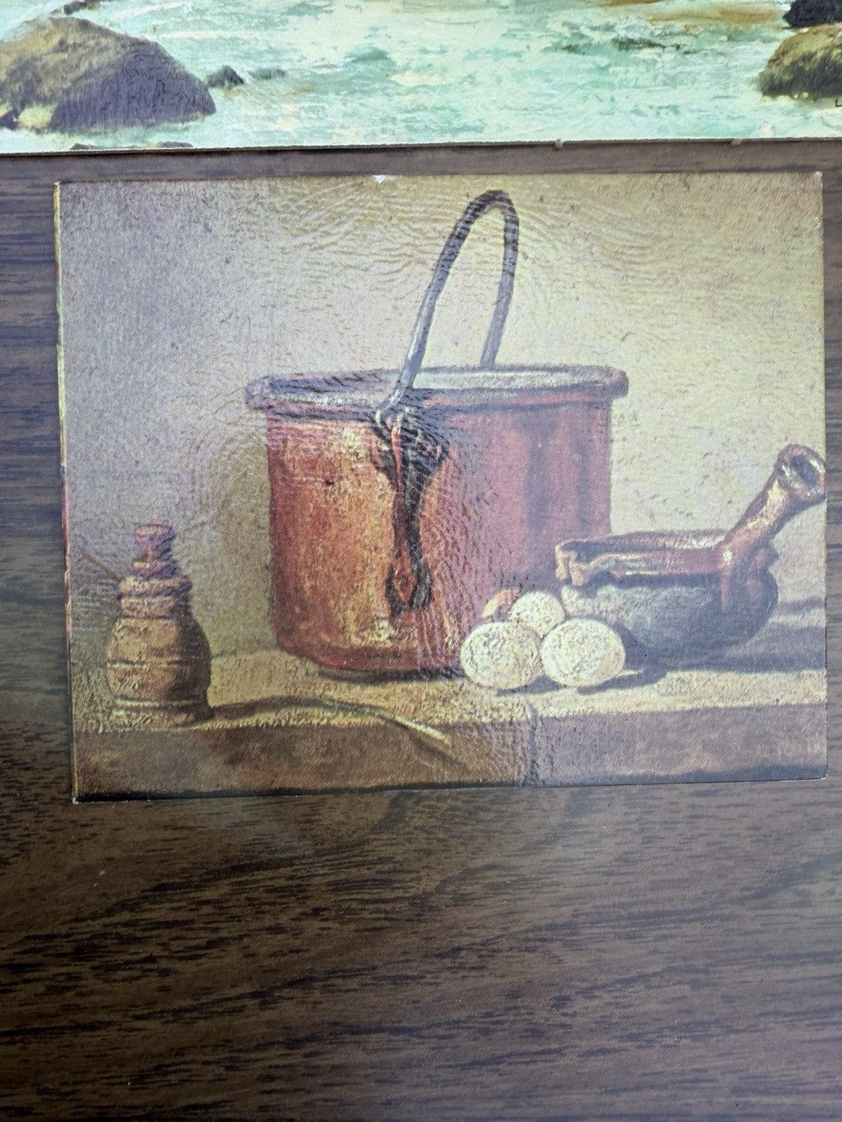 Vtg Lot 8 Textured Art Prints Board DAC Donald Art Co Chardin Colao Mid Century