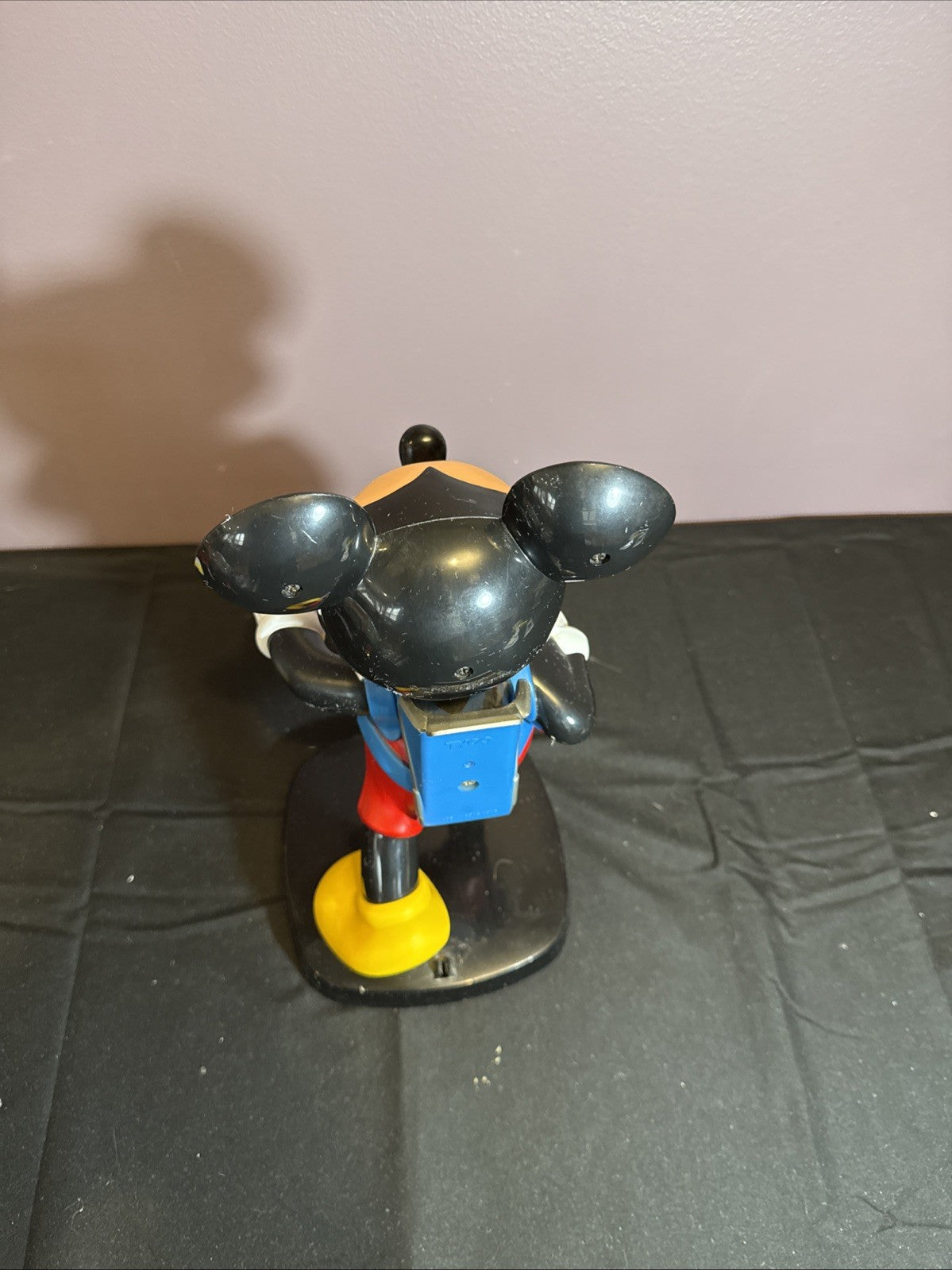 Vintage 1986 Tyco Mickey Mouse Telephone Blue Backpack 14 Inch No Phone