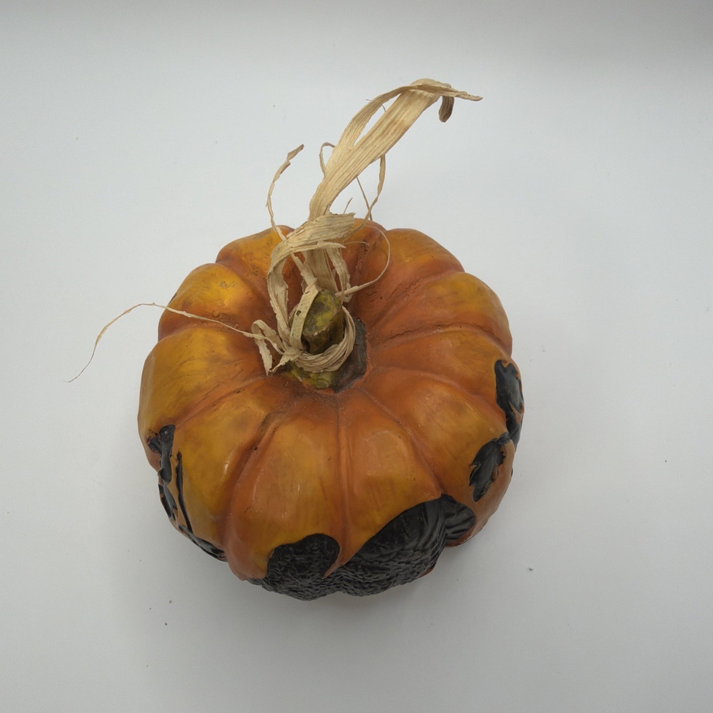 Hand Carved Wooden Pumpkin Turkey Scene Direct International Ohio