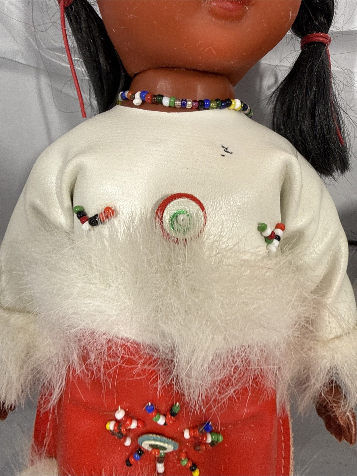 Vintage Native American Dolls Hong Kong Posable Figures 10" 12" Lot 2